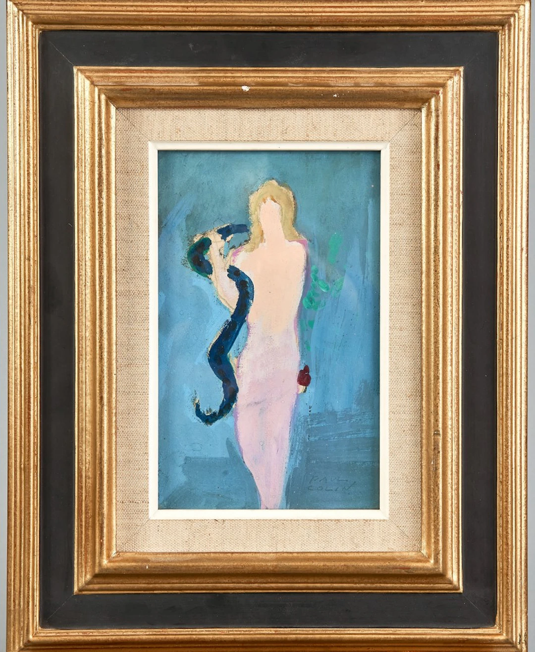 Paul COLIN (1892-1985). Etude pour l'affiche La Nouvelle Eve. Gouache