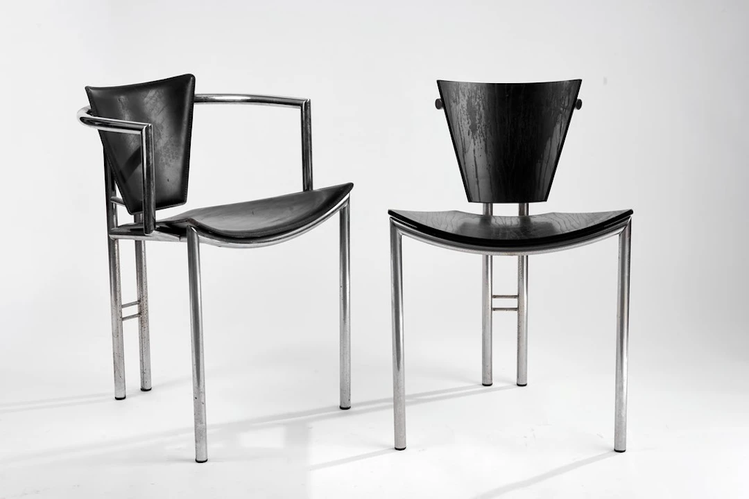 Ronald Cecil SPORTES (1943-2025). Deux chaises de la Collection Sum