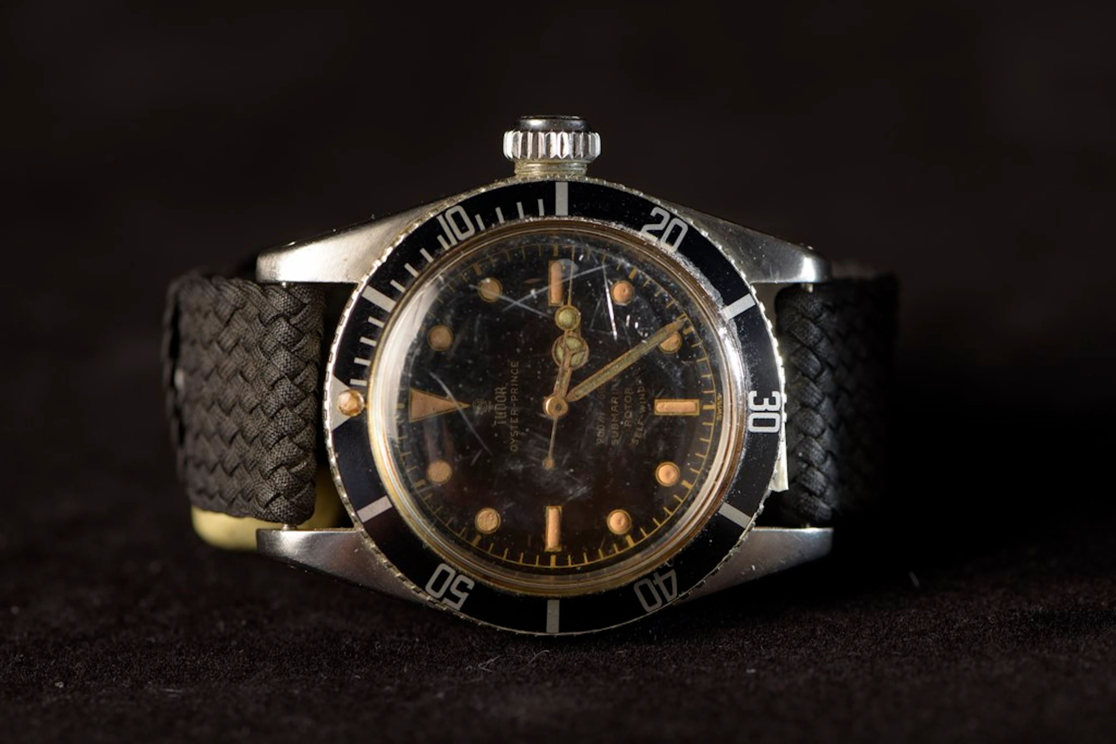 TUDOR. Montre bracelet d'homme Oyster Prince Submariner, 200 m. Réf.