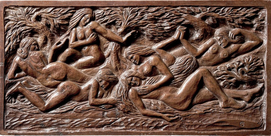 Georges Lacombe (1816-1916). "Les femmes damnées " - femmes damnées