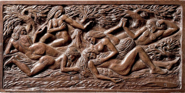 Georges Lacombe (1868-1916). "Les femmes damnées " - femmes damnées