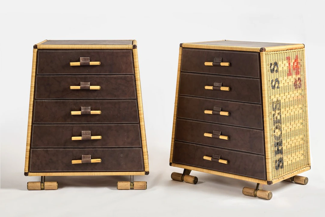 Ronald Cecil SPORTES (1943-2025). Paire de commodes réalisées pour