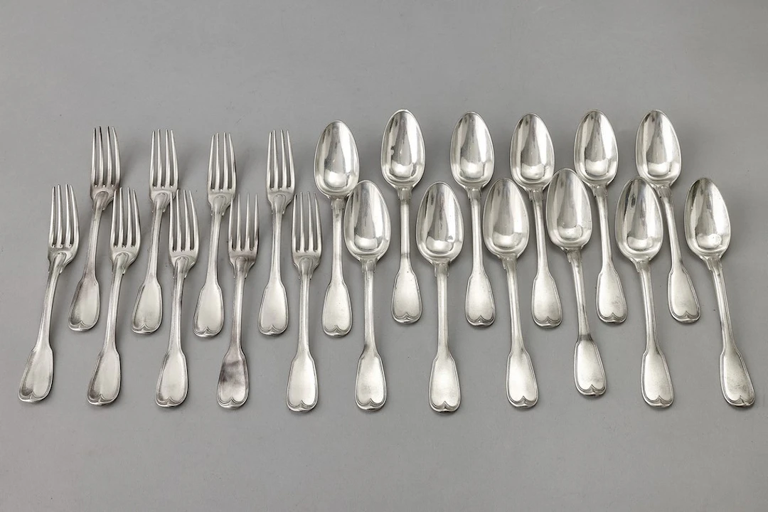 Pierre Nicolas Sommé, Paris 1778 : Ensemble de couverts en argent