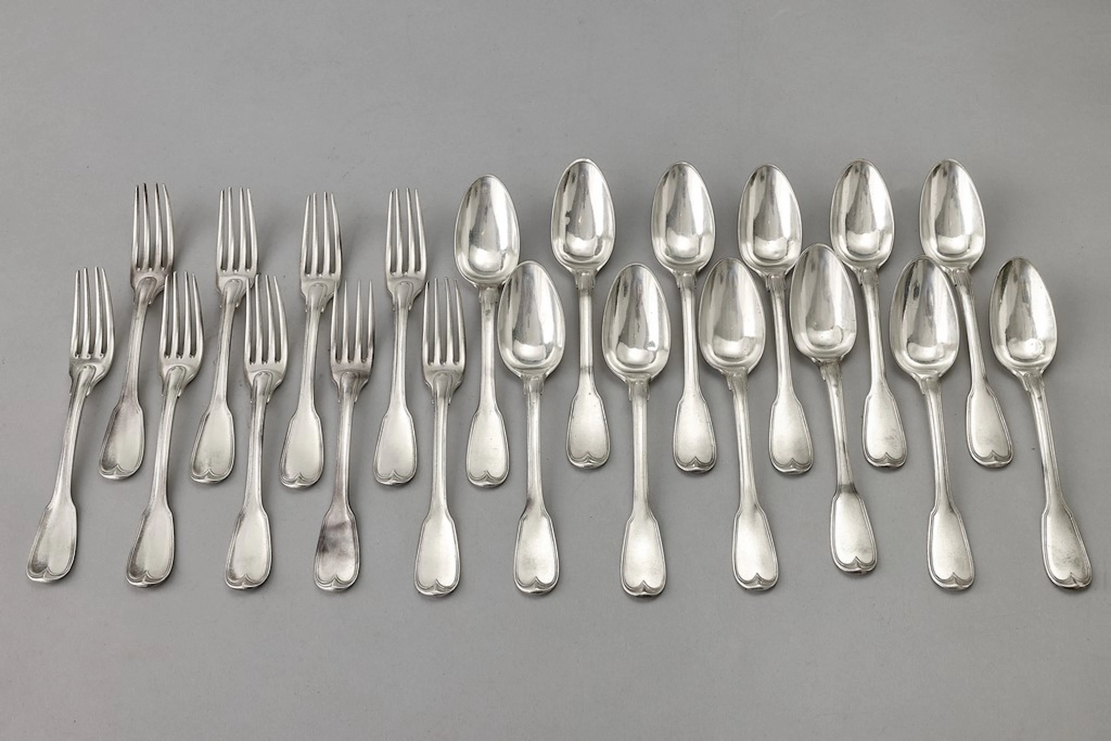 Pierre Nicolas Sommé, Paris 1778 : Ensemble de couverts en argent