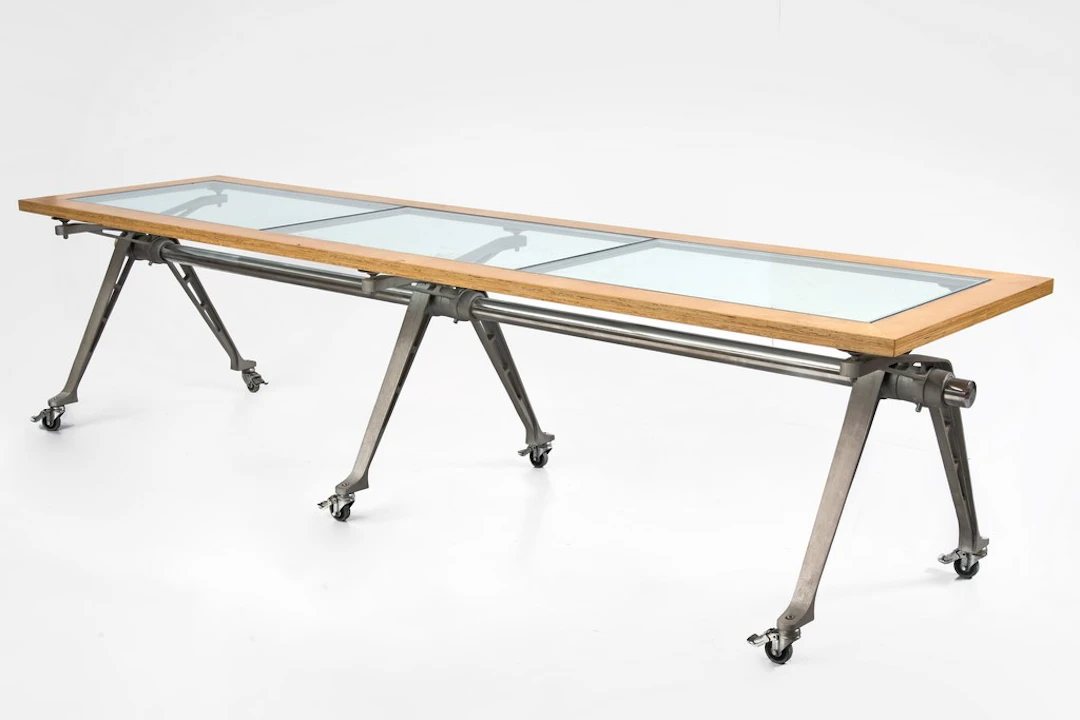 Ronald Cecil SPORTES (1943-2025). Grande table réalisée pour l'aménagement