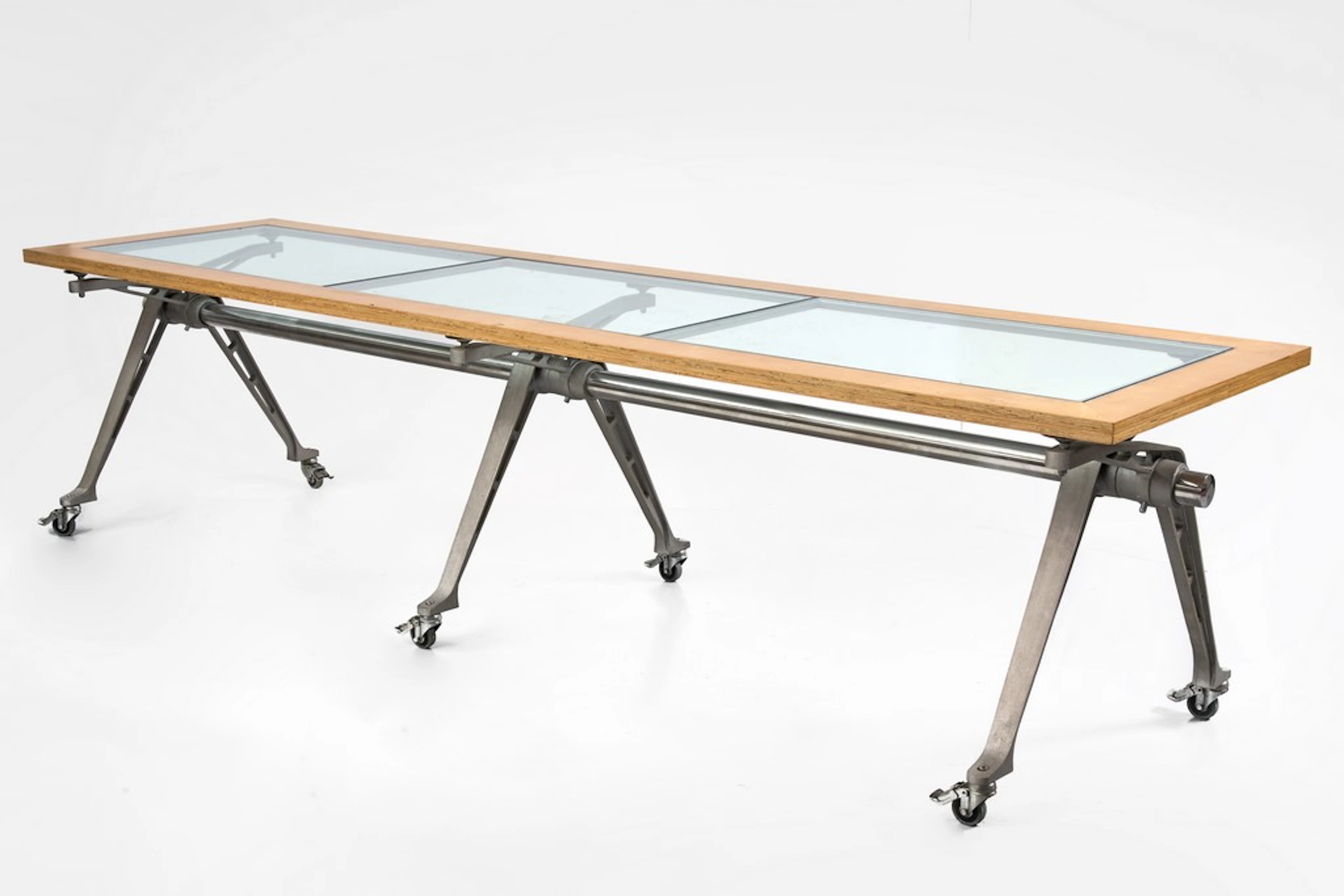 Ronald Cecil SPORTES (1943-2025). Grande table réalisée pour l'aménagement