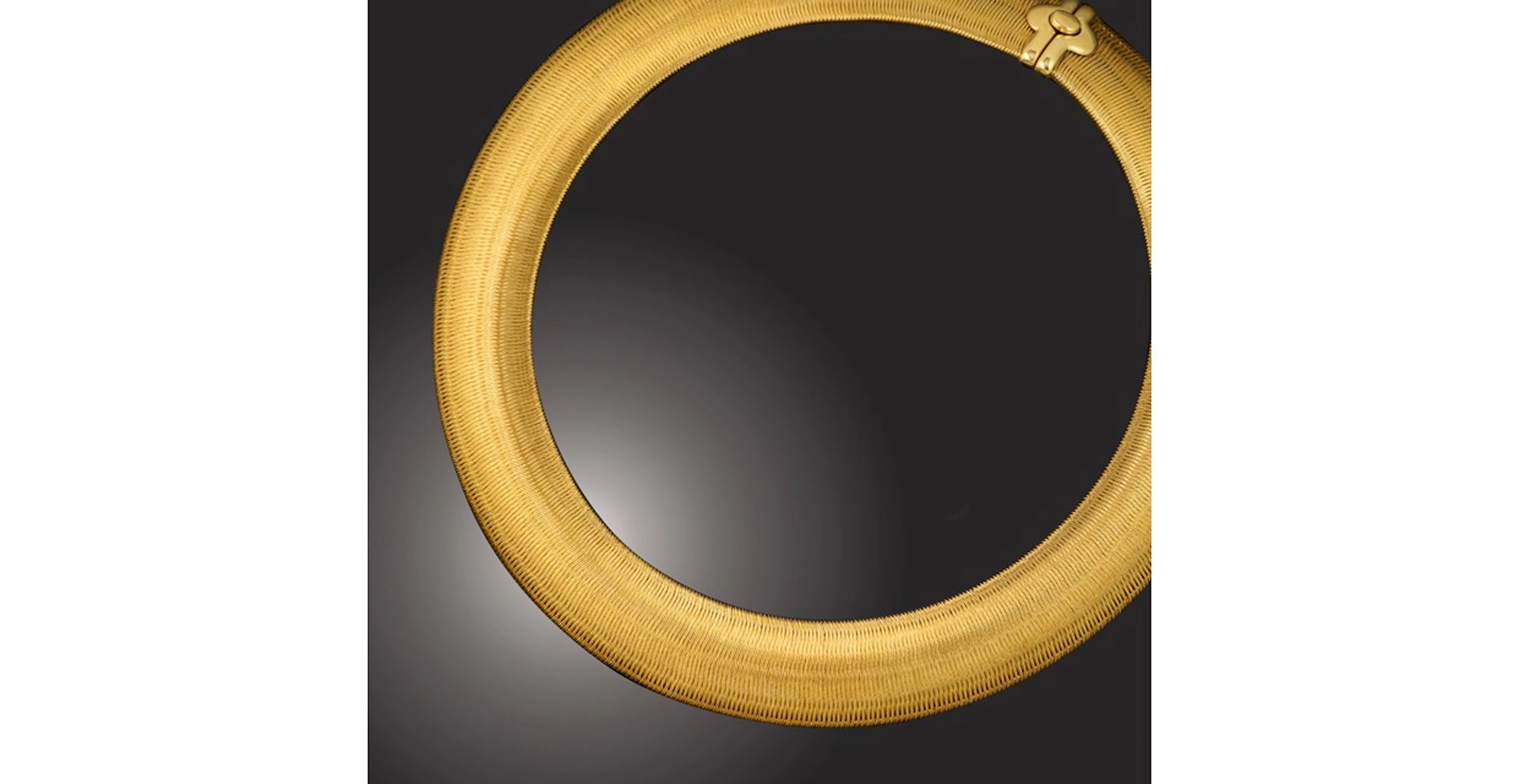 Roberto Coin, an 18ct gold mesh necklace