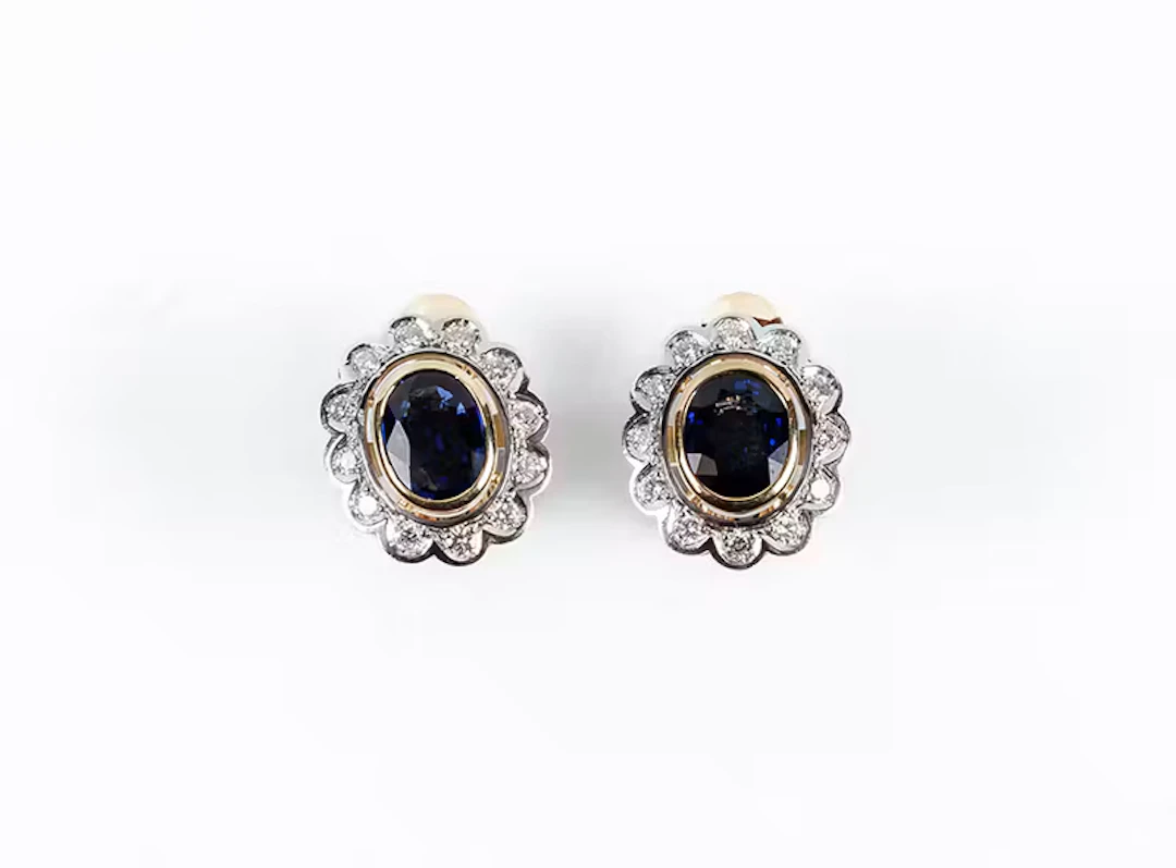 Pendientes en oro amarillo 18 K