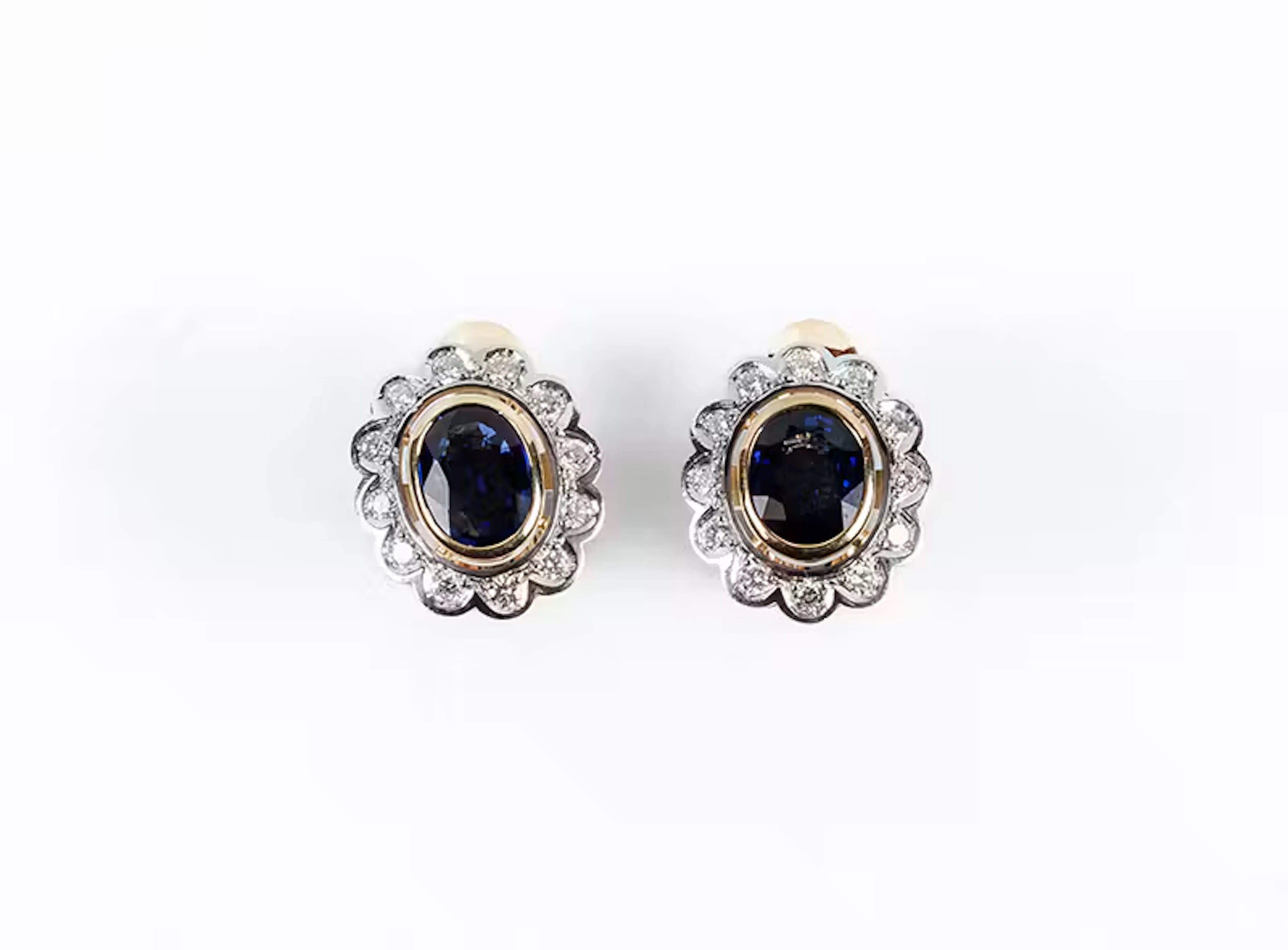 Pendientes en oro amarillo 18 K