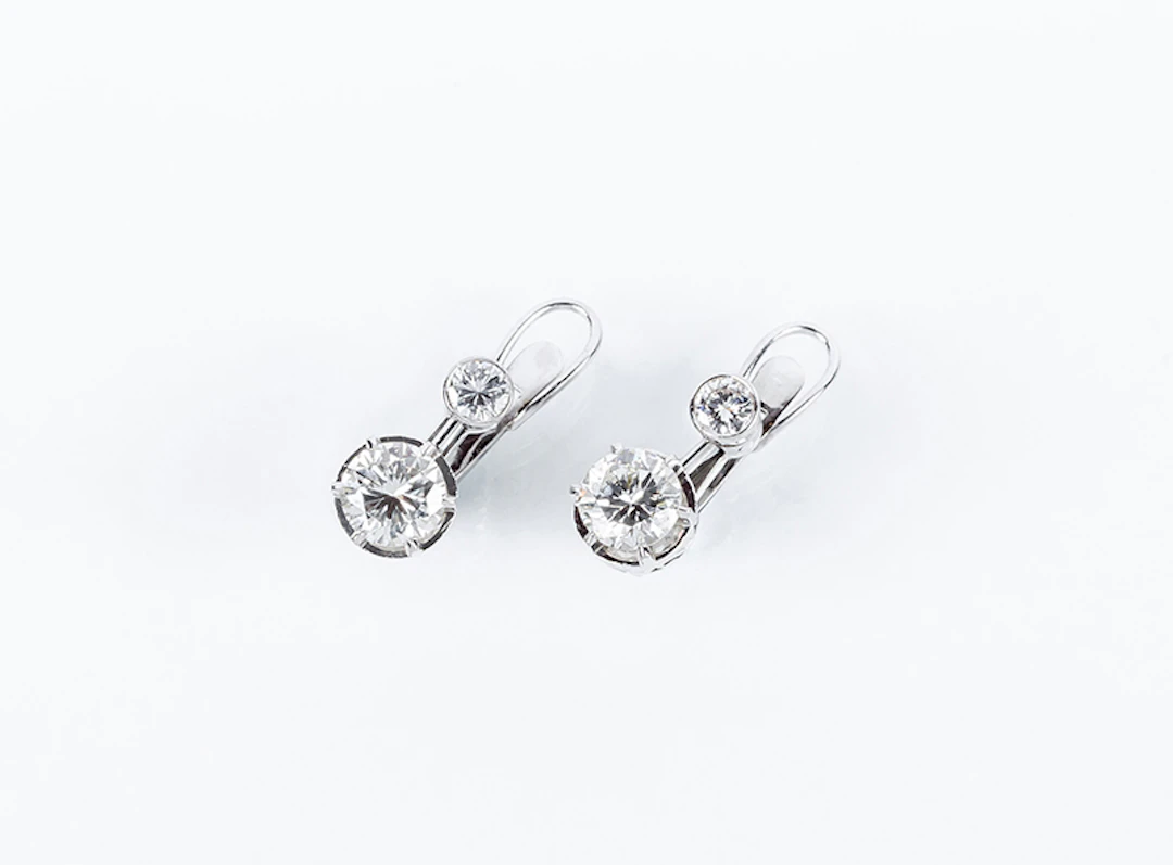 Bonitos pendientes vintage de alta joyería