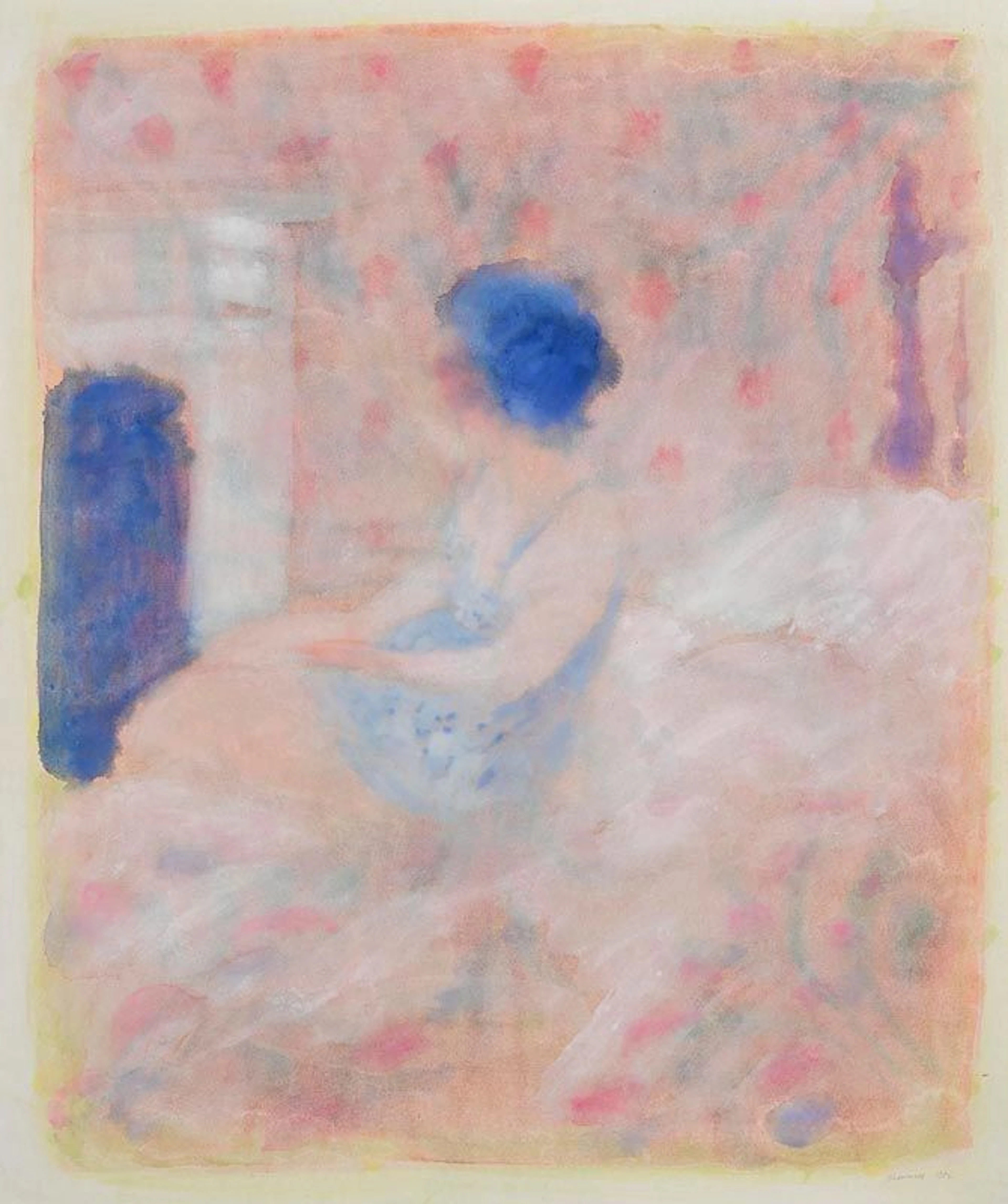 Neil Shawcross (b.1940) Figure and Interior (1982)