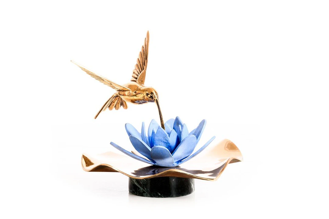Valentin Bostan (b.1996) Hummingbird at the Water Lily (2026)