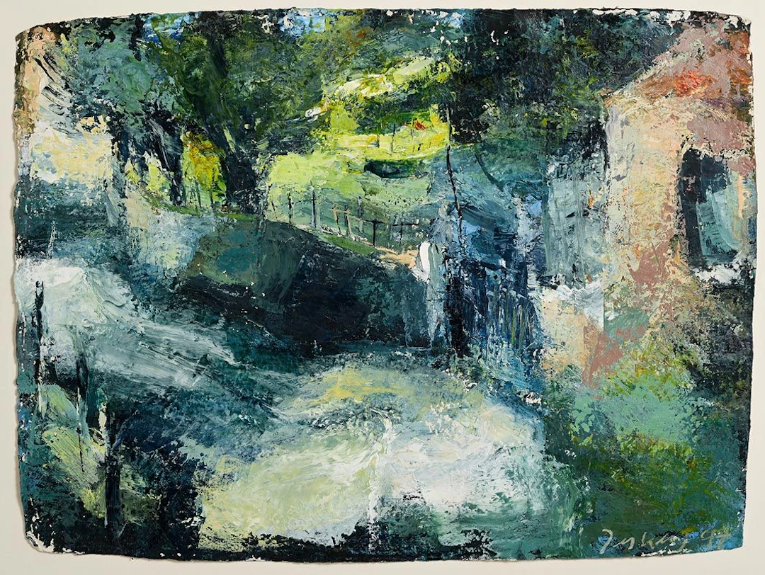 Donald Teskey (b.1956) The Road Bends (1997)