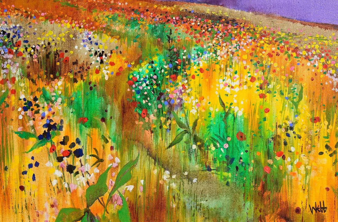 Kenneth Webb (b.1927) Edge of the Cornfield
