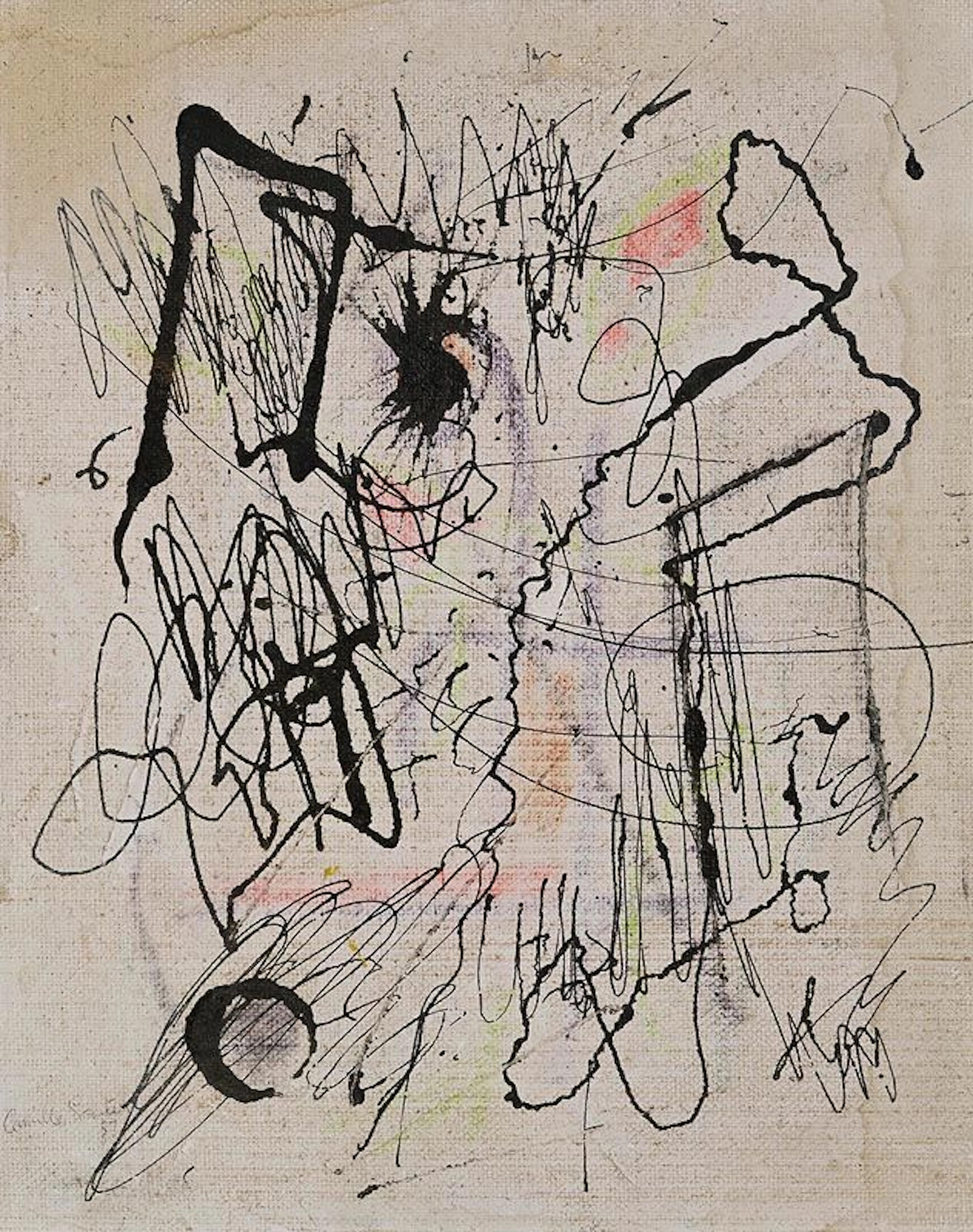 Camille Souter (1929-2023) Abstract Composition (1957)