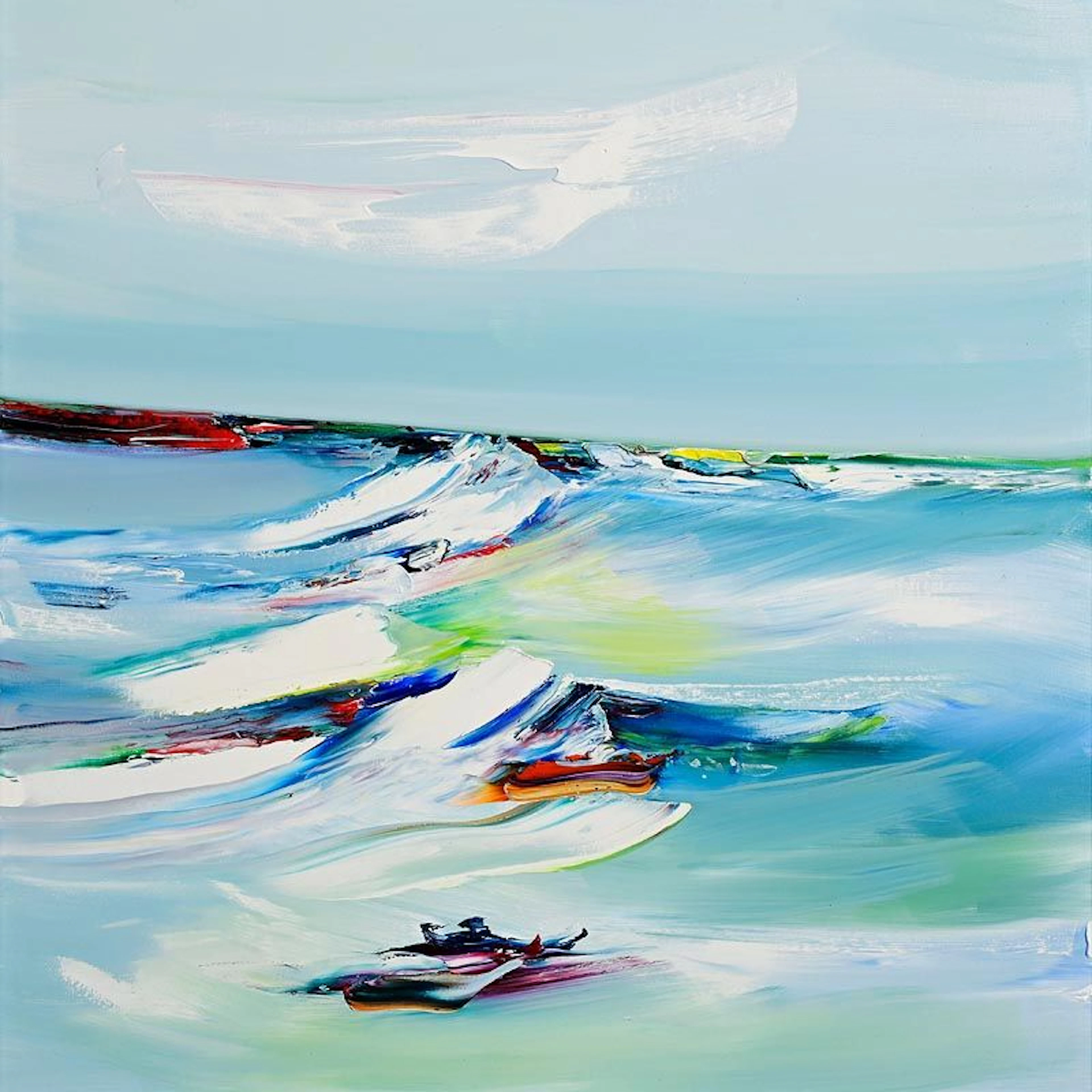Majella O'Neill Collins (b.1964) Sherkin Seas, North of Studio (2025)