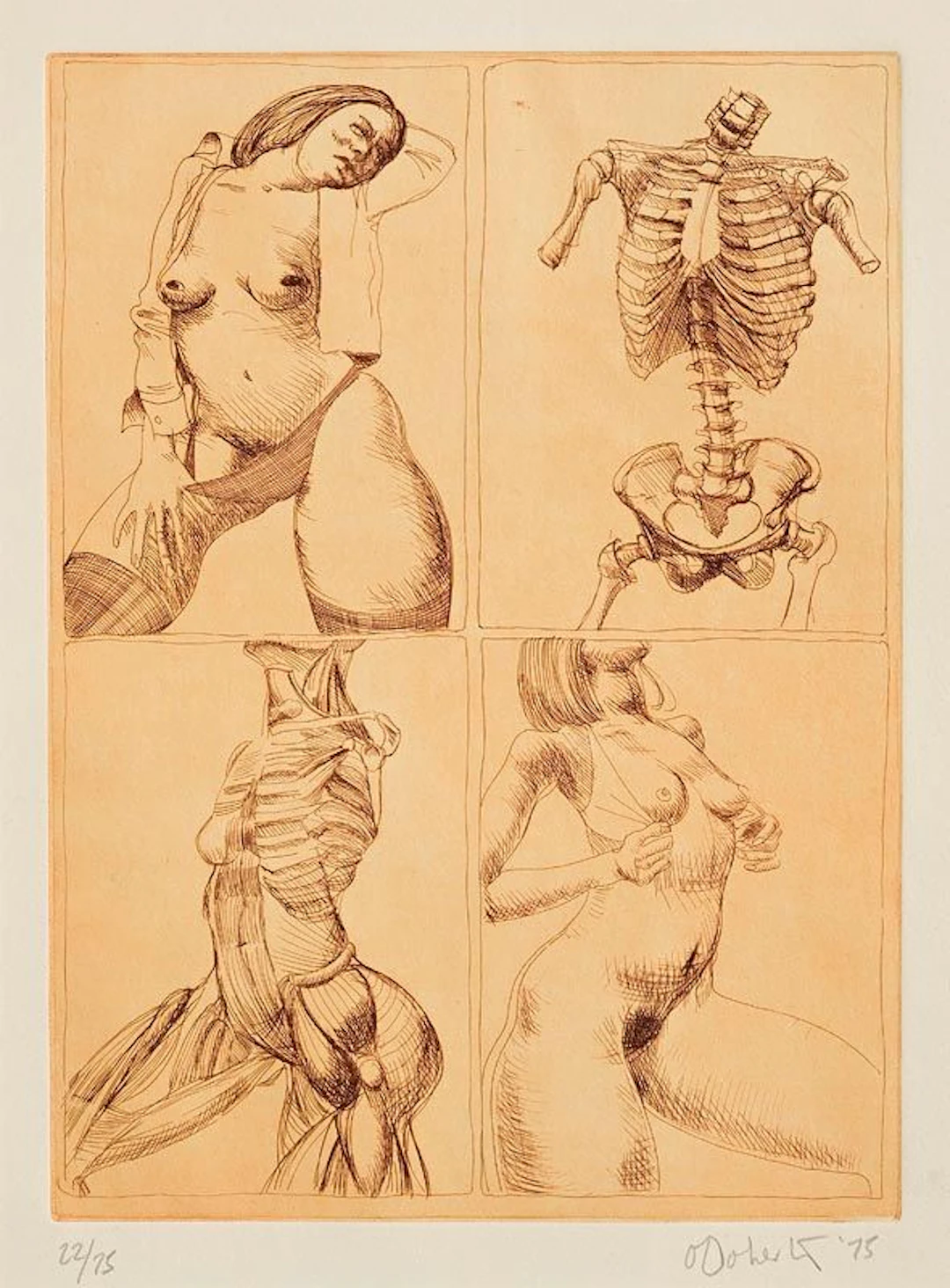 Eamonn O'Doherty (b.1939) Figure Study (1975)