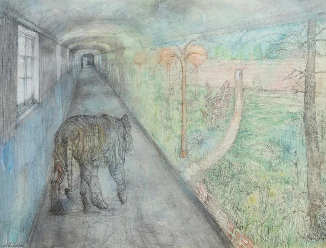 Leila Pedersen (20th/21st Century) Tiger Asylum (2010)