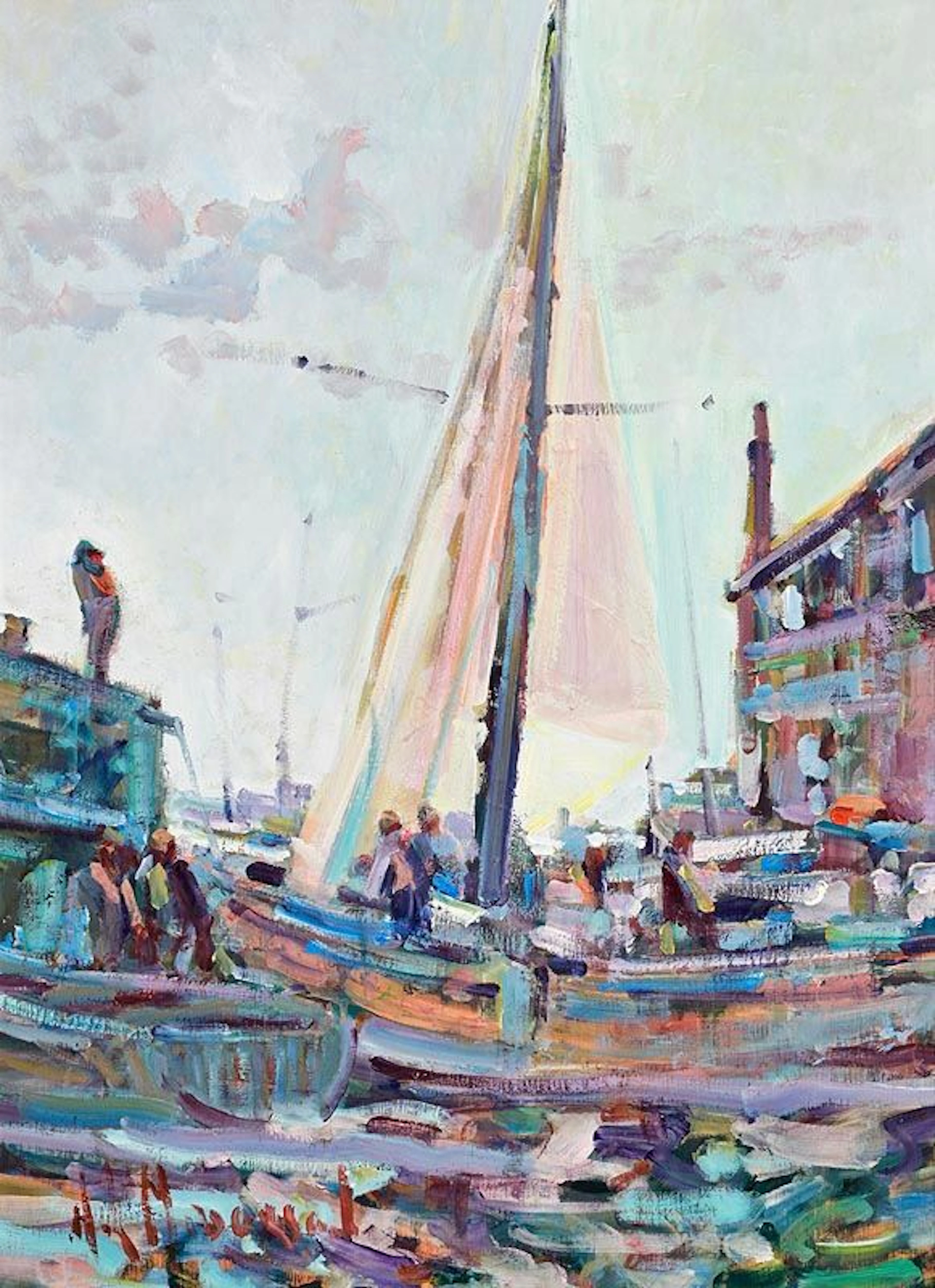 Arthur K. Maderson (b.1942) Early Morning, Brittany