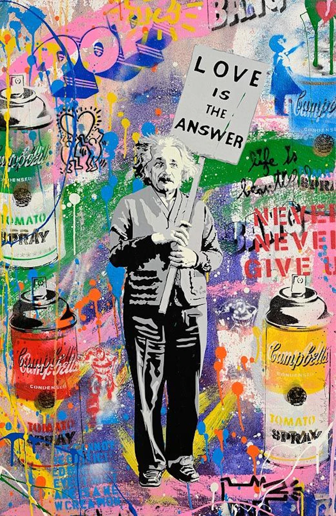 Mr. Brainwash (b.1966) Love is the Answer (2018)