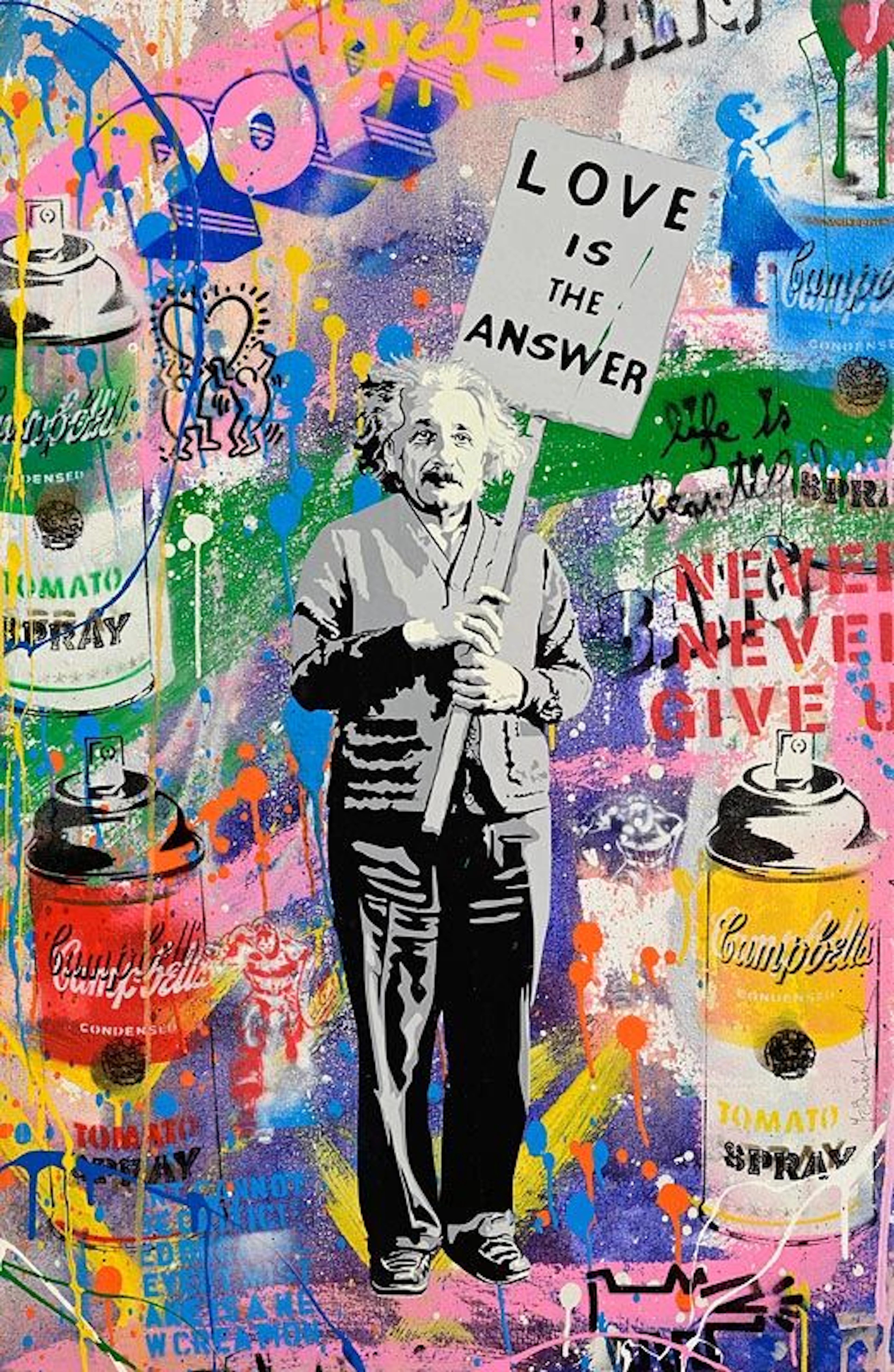 Mr. Brainwash (b.1966) Love is the Answer (2018)