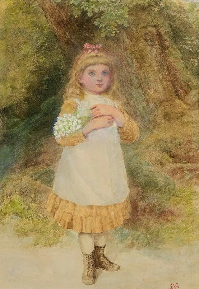 Samuel McCloy (1831-1904) Picking Flowers