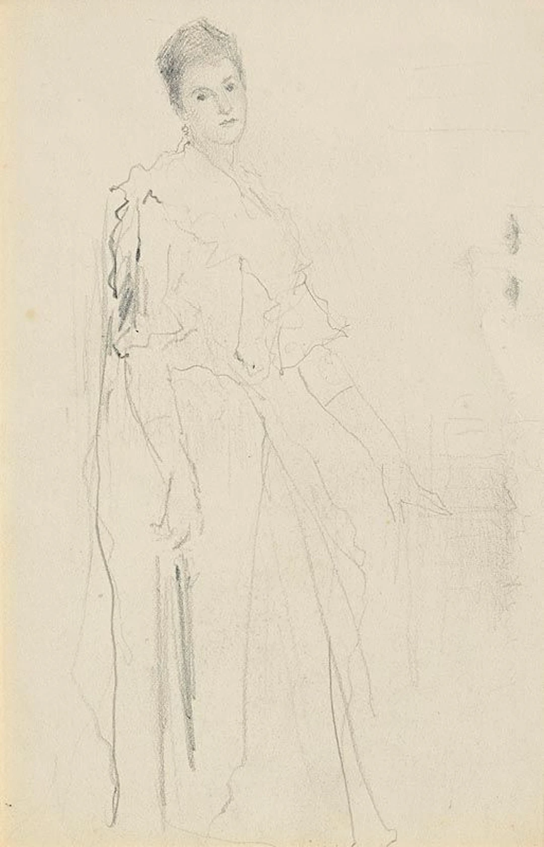 John Butler Yeats (1839-1922) Elegant Lady