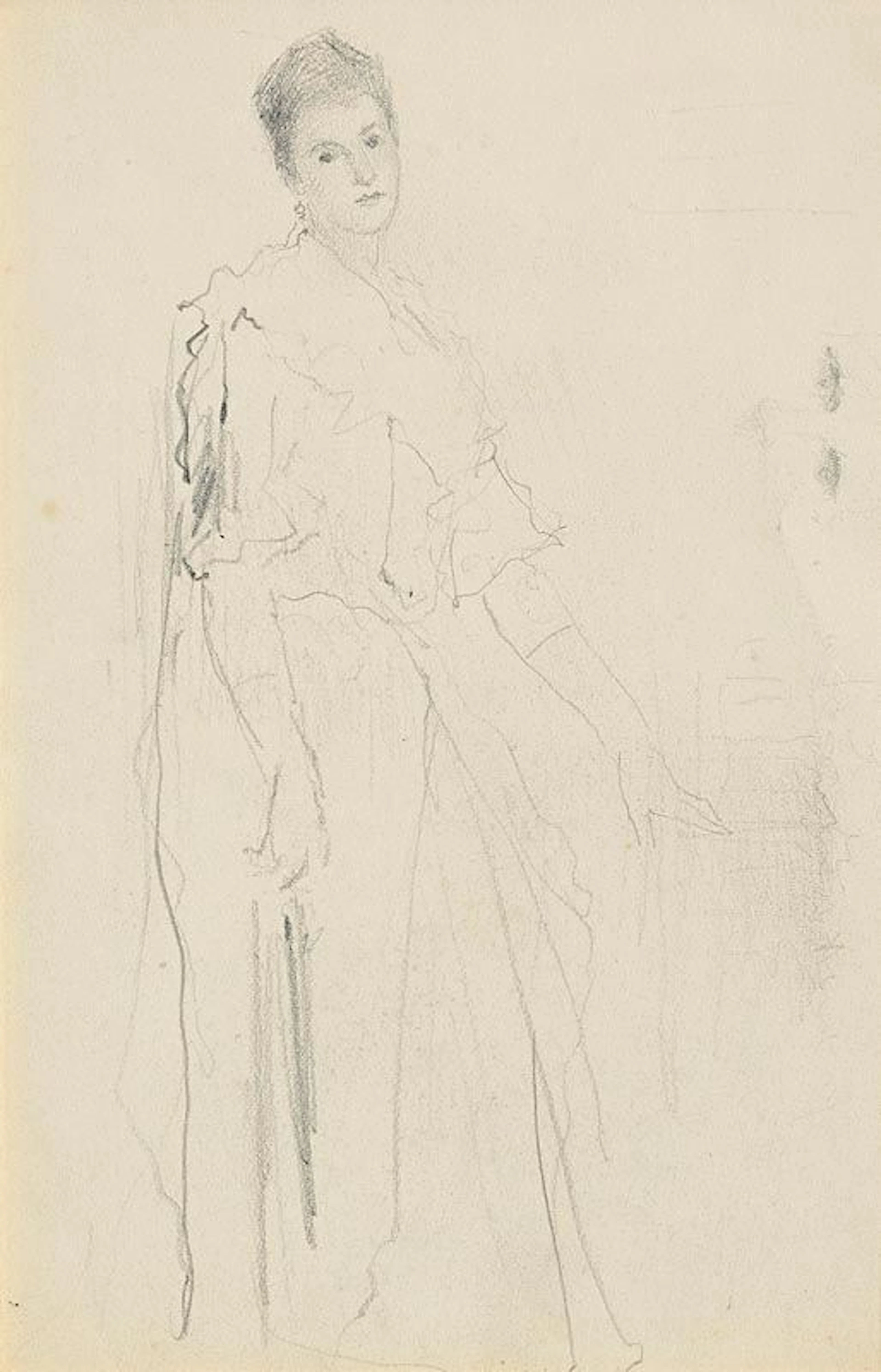 John Butler Yeats (1839-1922) Elegant Lady
