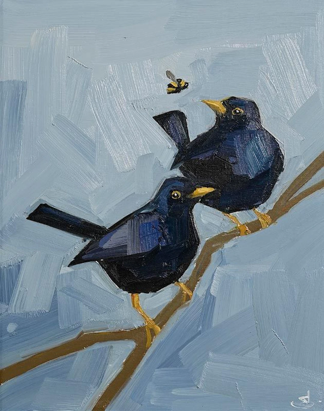 Vivek Mandalia (20th/21st Century) The Watchful Eye (2022)
