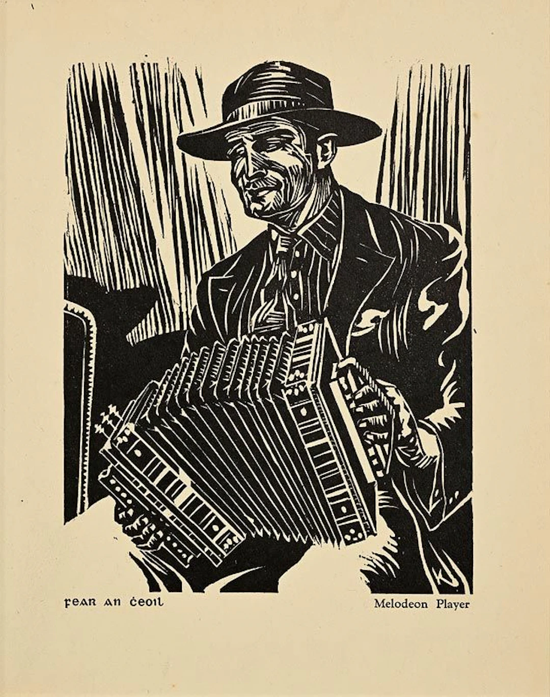 Harry Aaron Kernoff (1900-1974) Fear an Ceoil