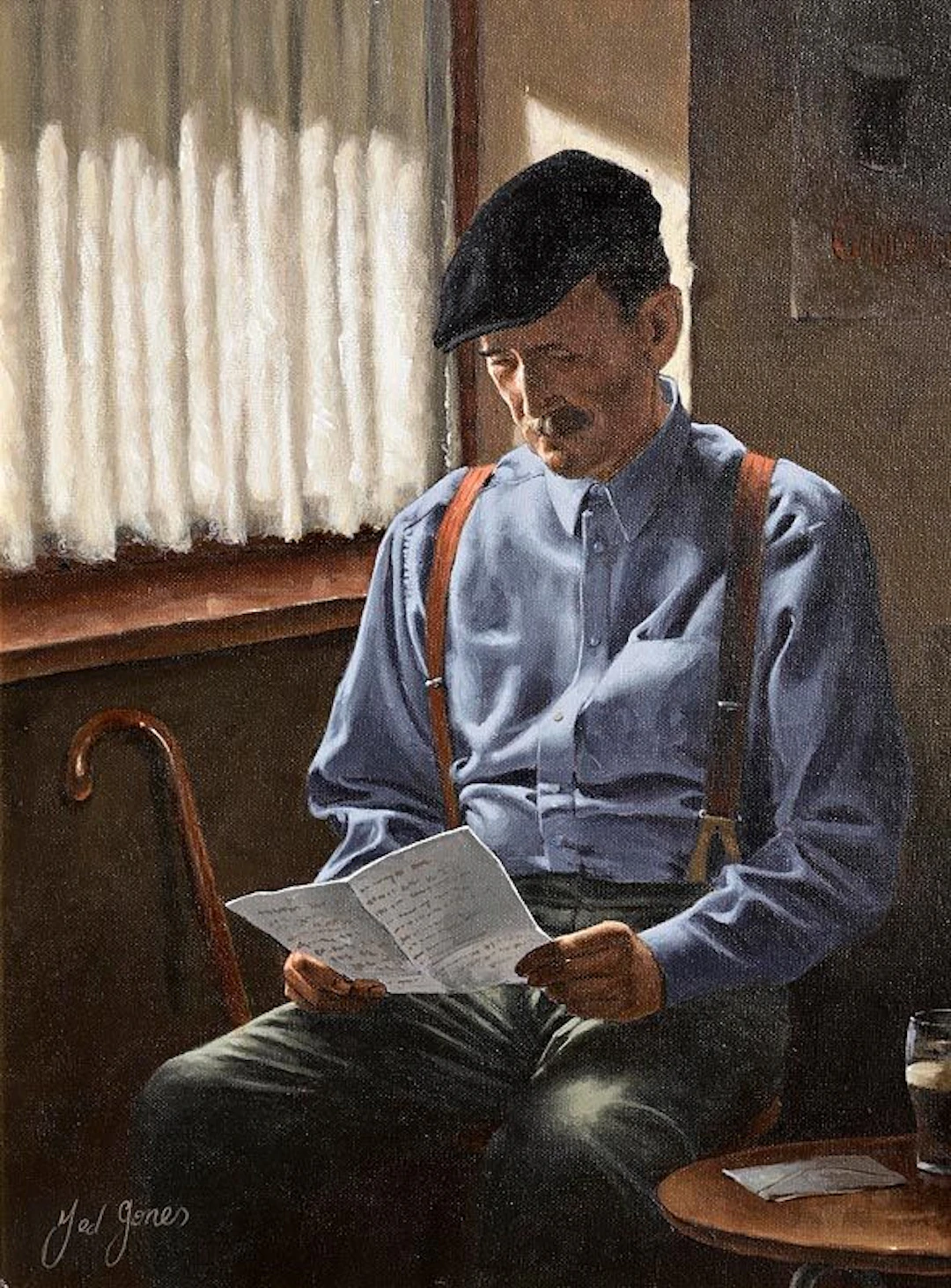 Ted Jones (b.1952) News from Over