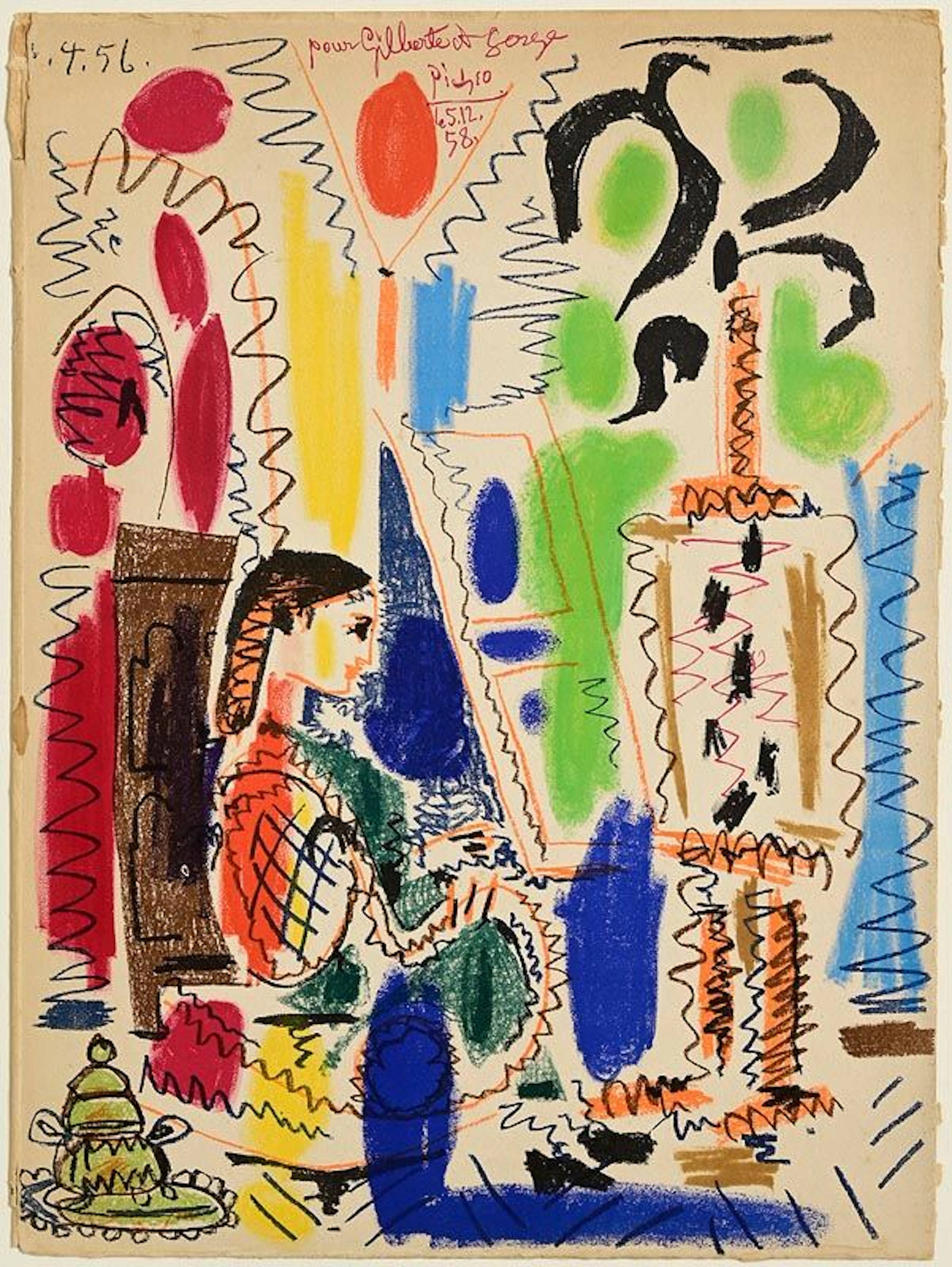 Pablo Picasso (1881-1973) Spanish L'Atelier de Cannes (1956/58)