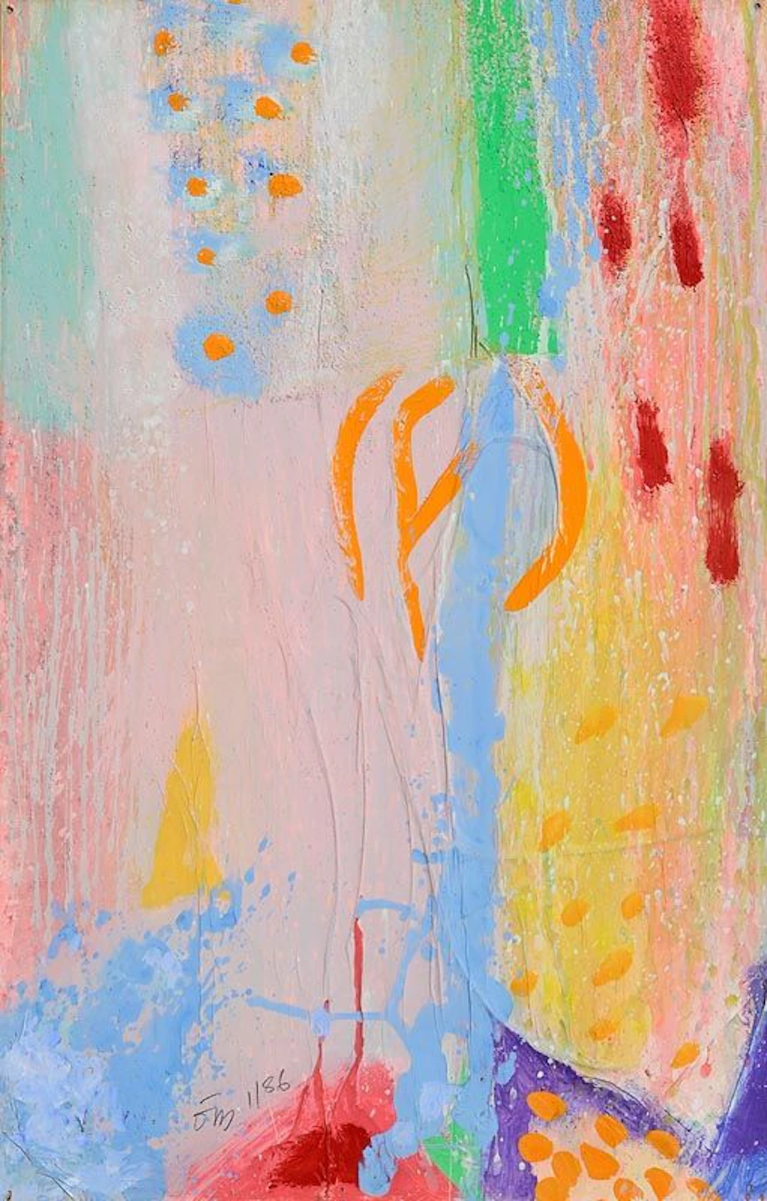 Tony O'Malley (1913-2003) Bahamas Collage No.3 (1986)