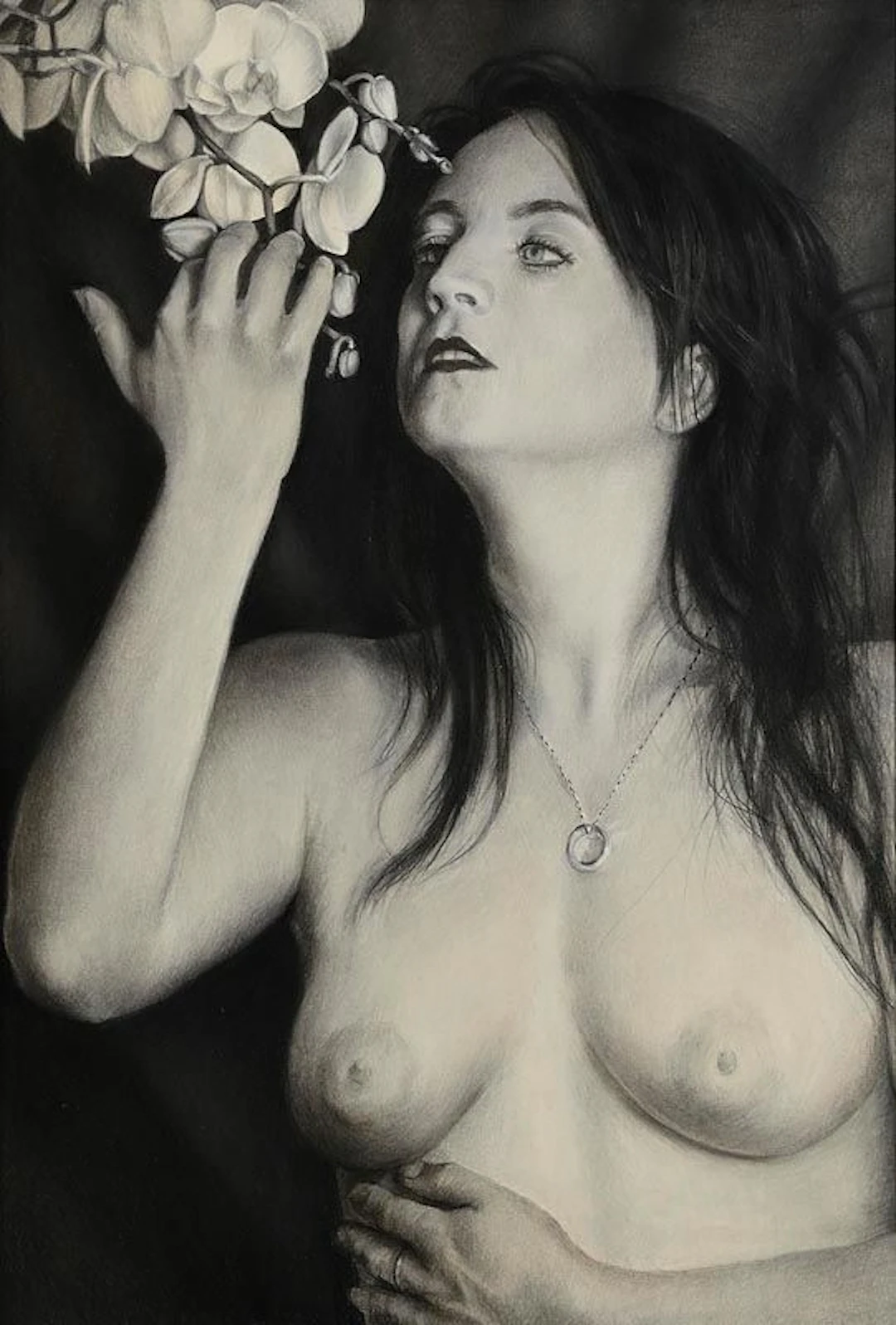 Mark D. Smith (20th/21st Century) Orchid Girl