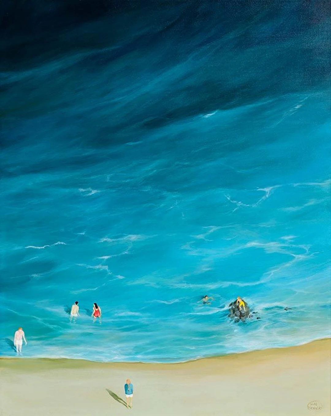 Nathalie Vessi (b.1963) Bathers