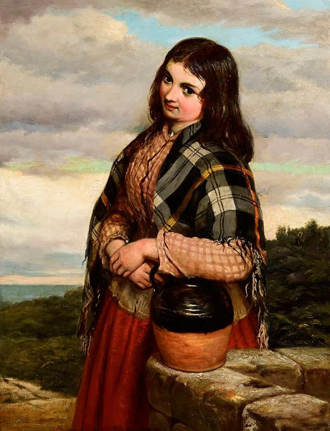 Sir Thomas Alfred Jones (c.1823-1893) A Galway Girl