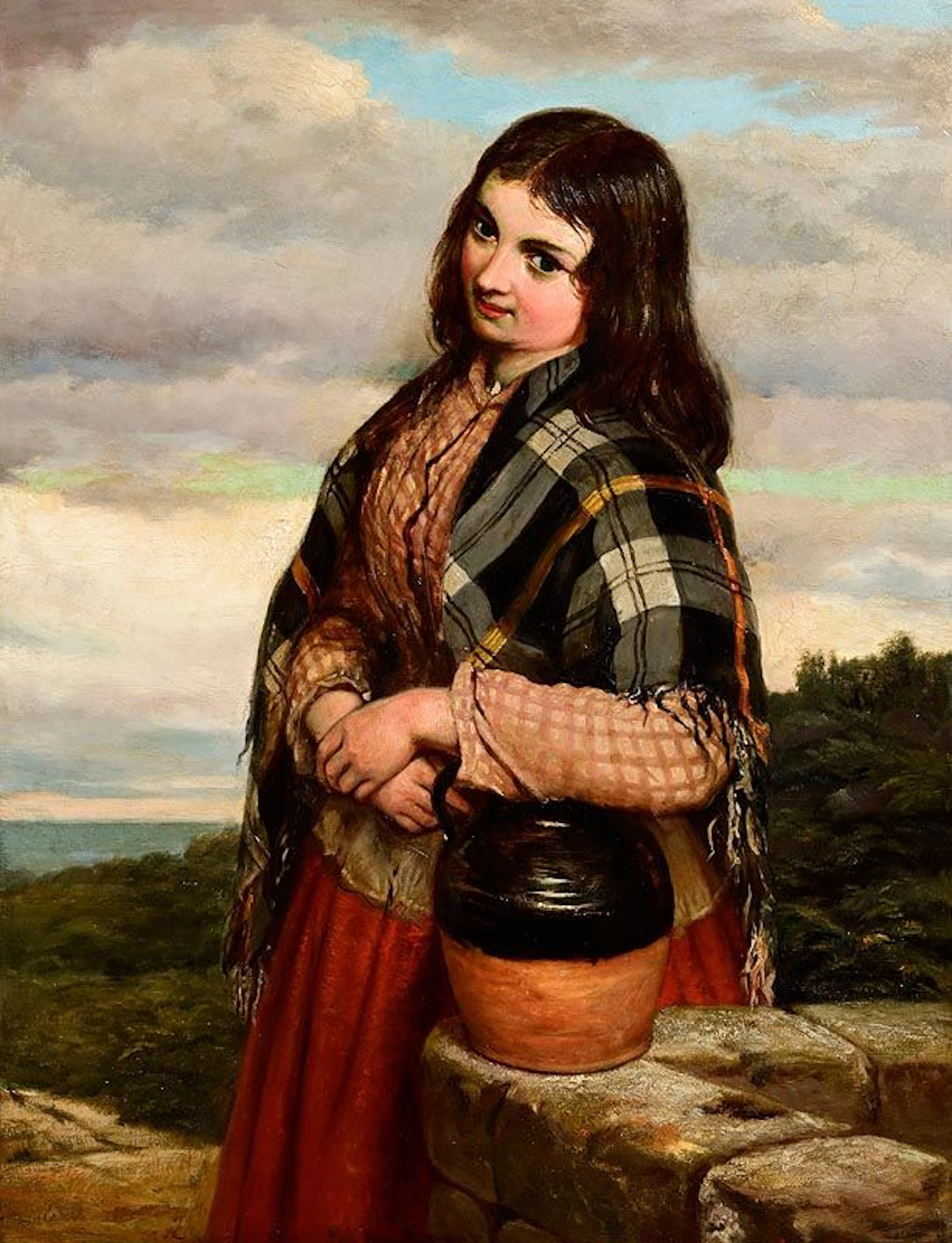 Sir Thomas Alfred Jones (c.1823-1893) A Galway Girl