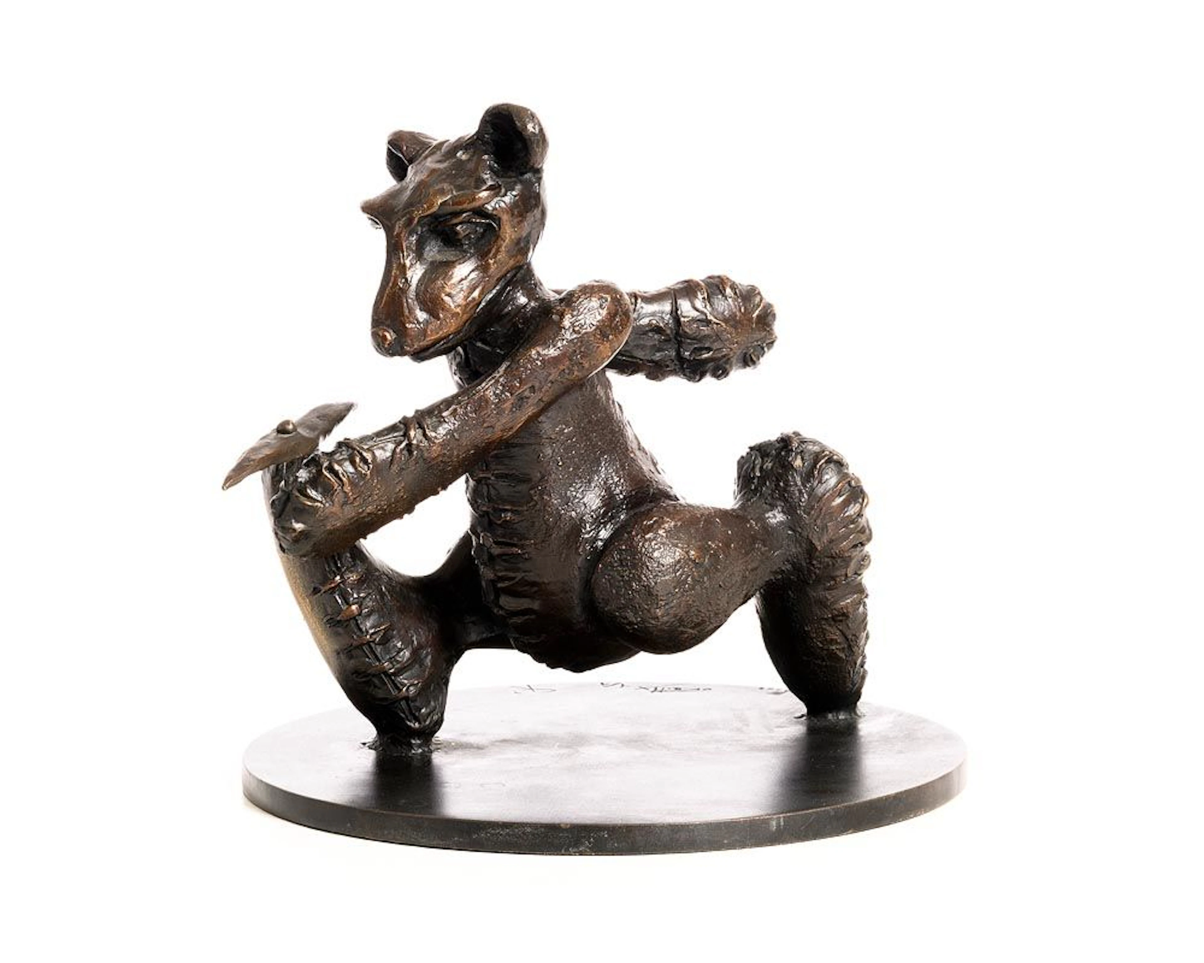 Patrick O'Reilly (b.1957) Bear with Spinner (2003)