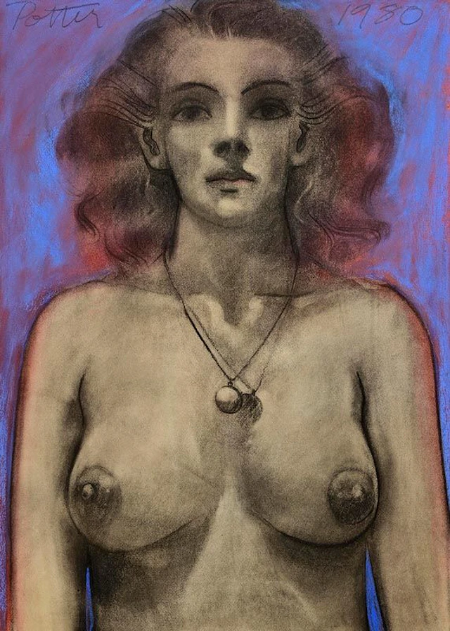 George Potter (1941-2017) Potter's Red Head (1980)