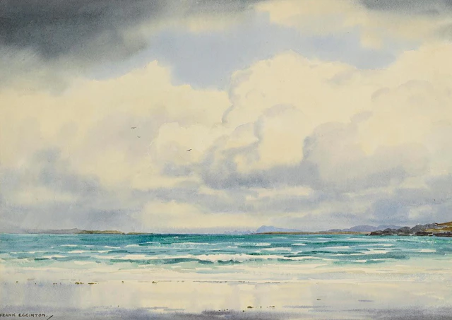 Frank J. Egginton (1908-1990) Sellerna Strand, Cleggan, Connemara