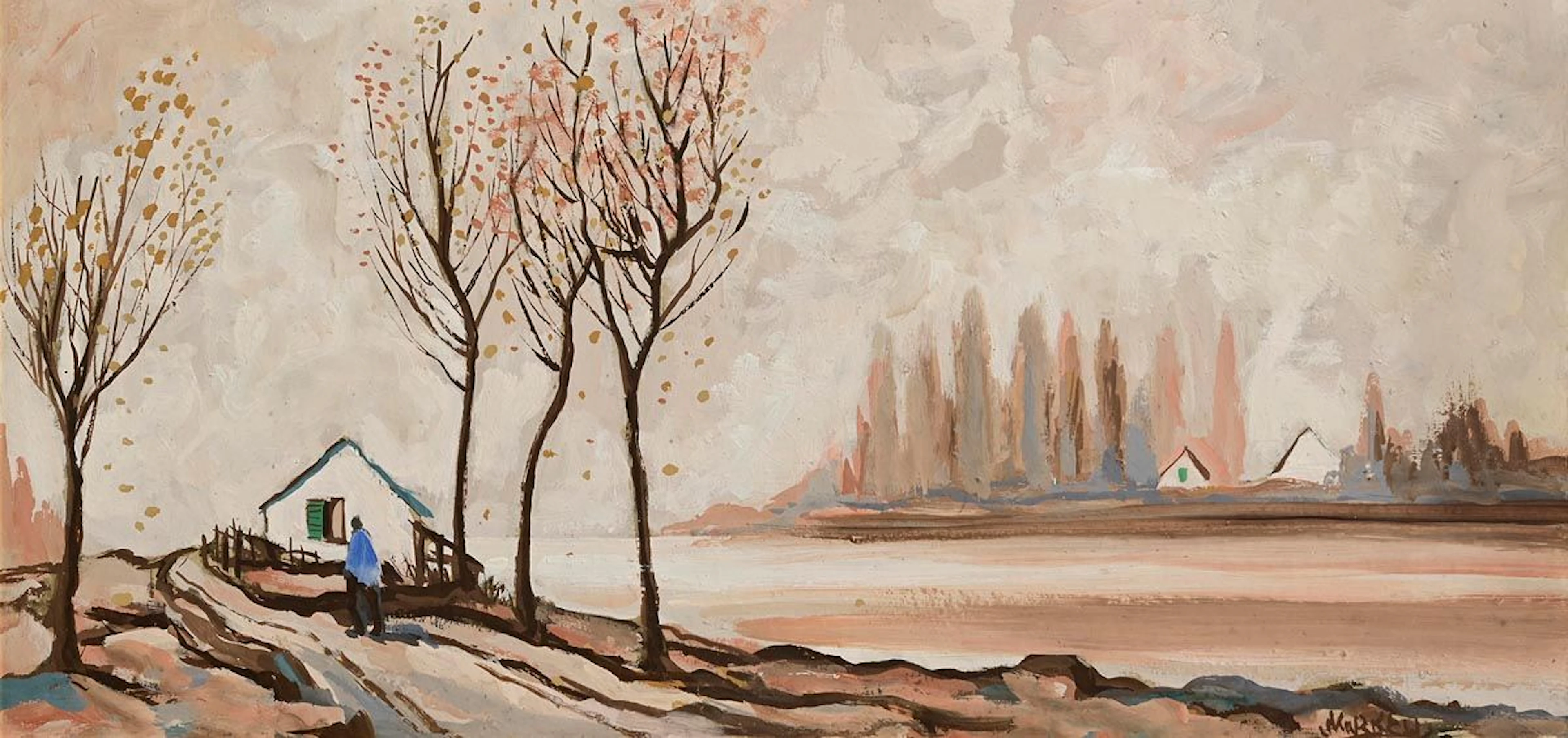 Markey Robinson (1918-1999) The Seine Outside Paris (1962)