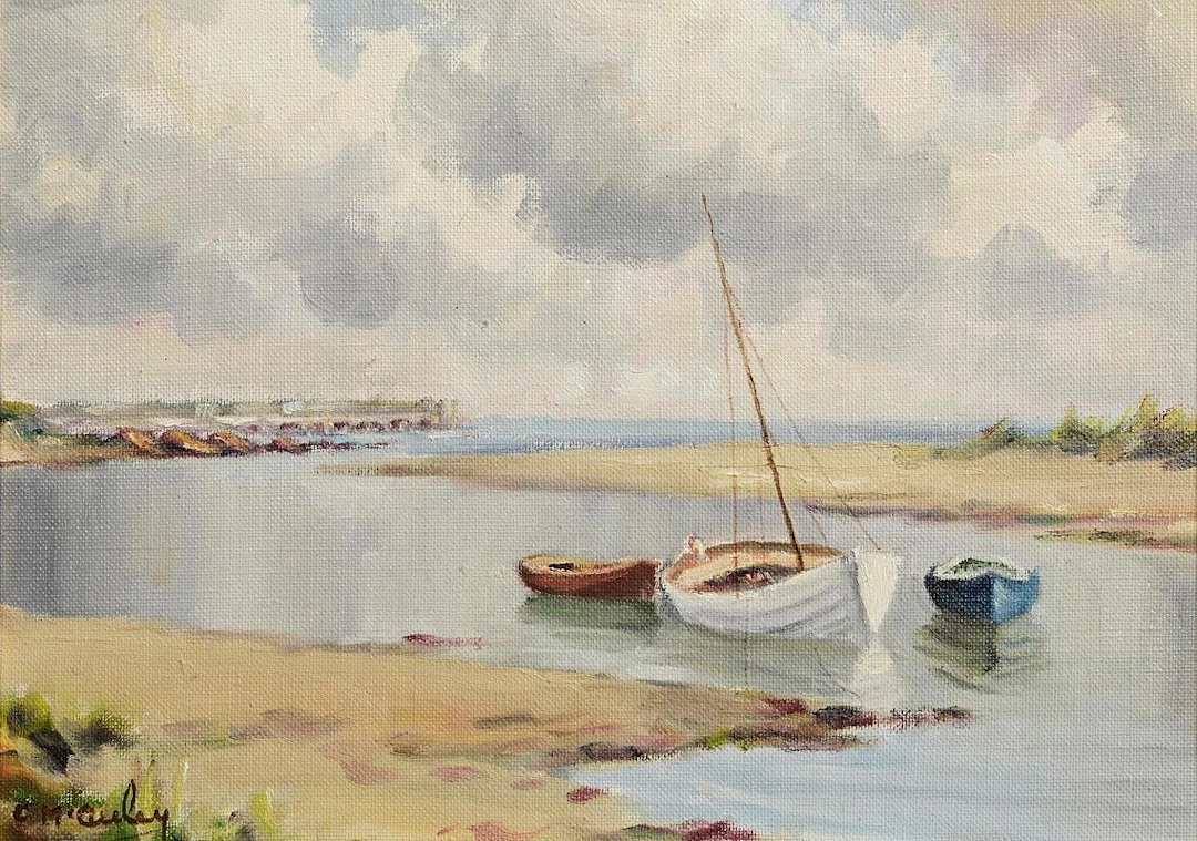 Charles J. McAuley (1910-1999) Quiet Morning, Waterfoot, Antrim