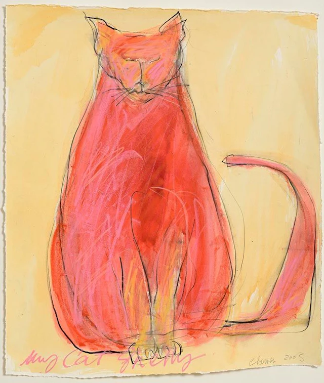 Christine Bowen (20th/21st Century) My Cat Shelly (2003)