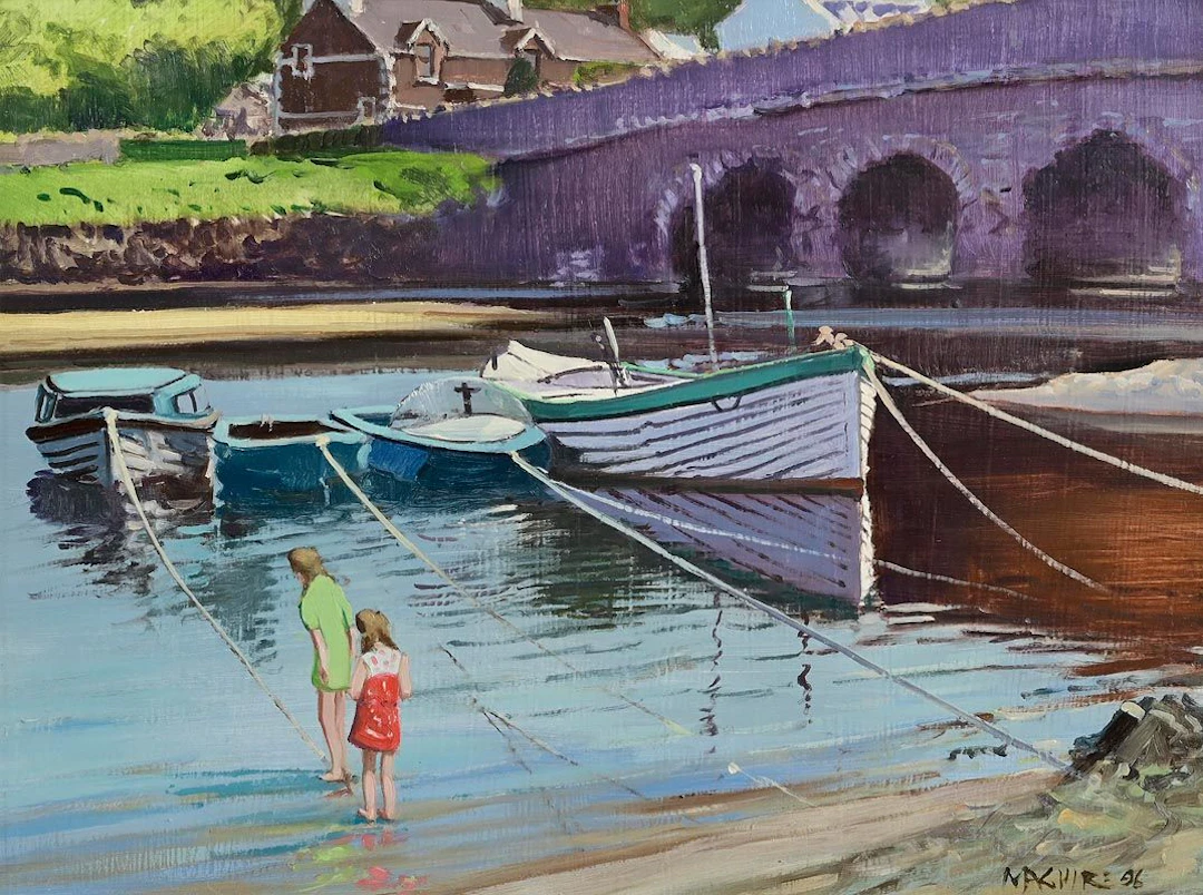 Cecil Maguire (1930-2020) Cushendun, Co. Antrim (1996)
