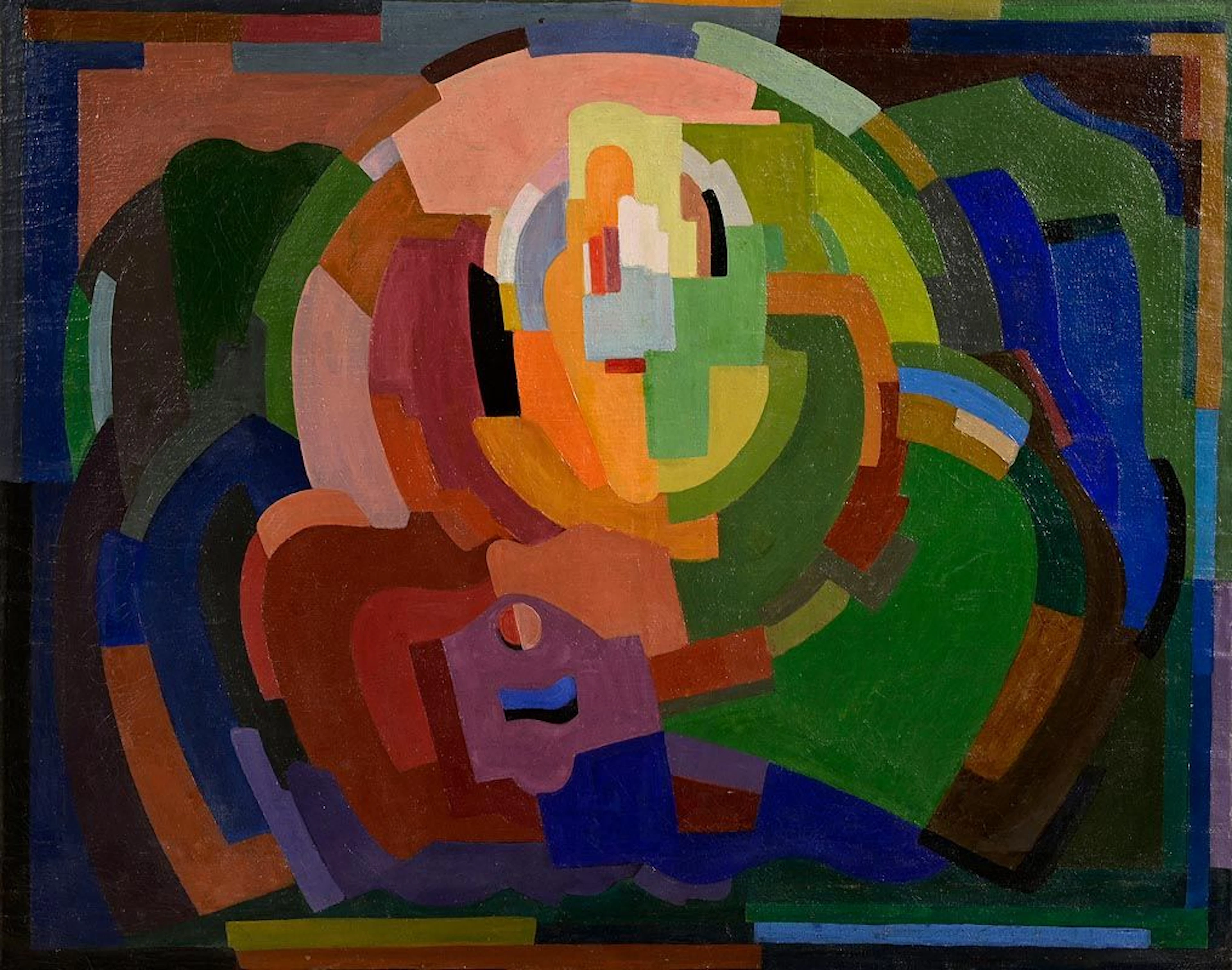 Evie Hone (1894-1955) Abstract Composition (c.1931)