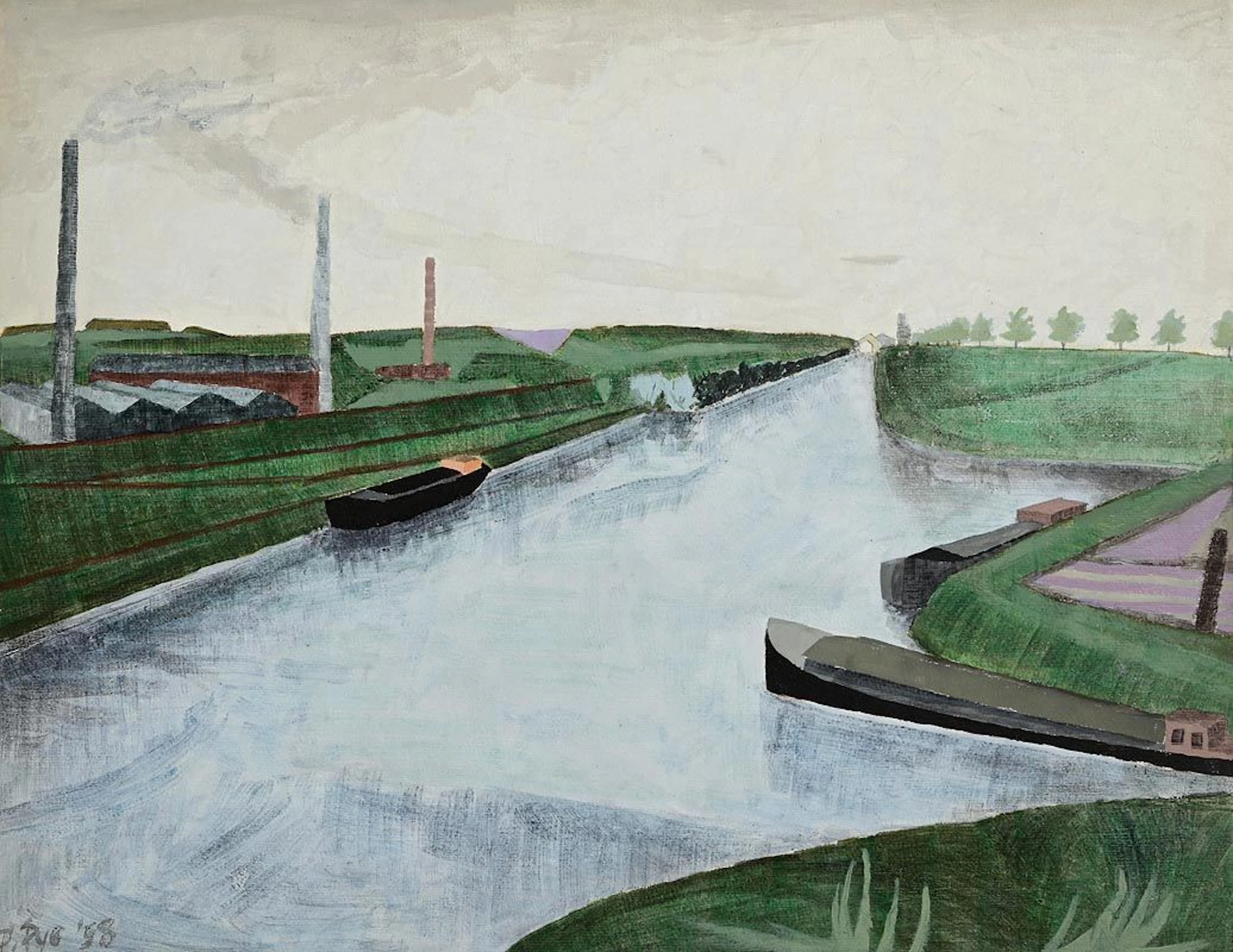 Patrick Pye (1929-2018) The Straight Canal to Smeermaaes (1958)