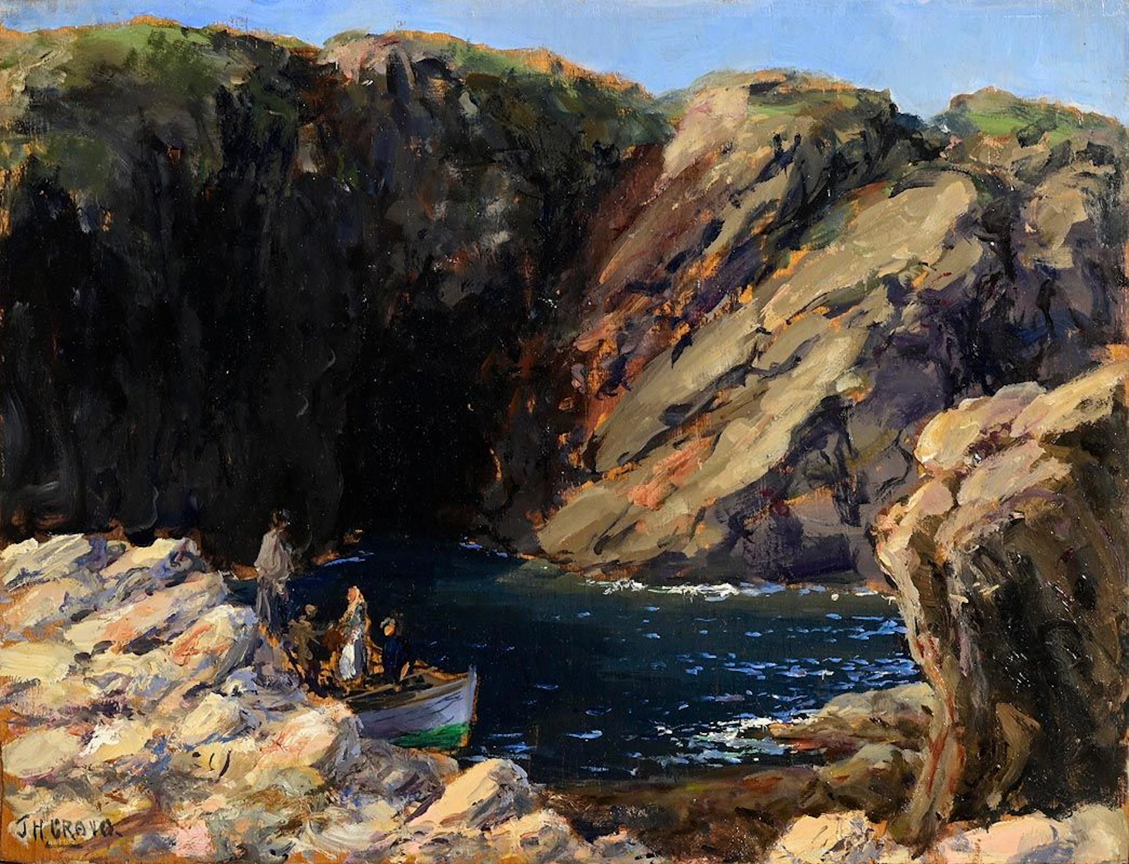 James Humbert Craig (1878-1944) Inalharra Cave