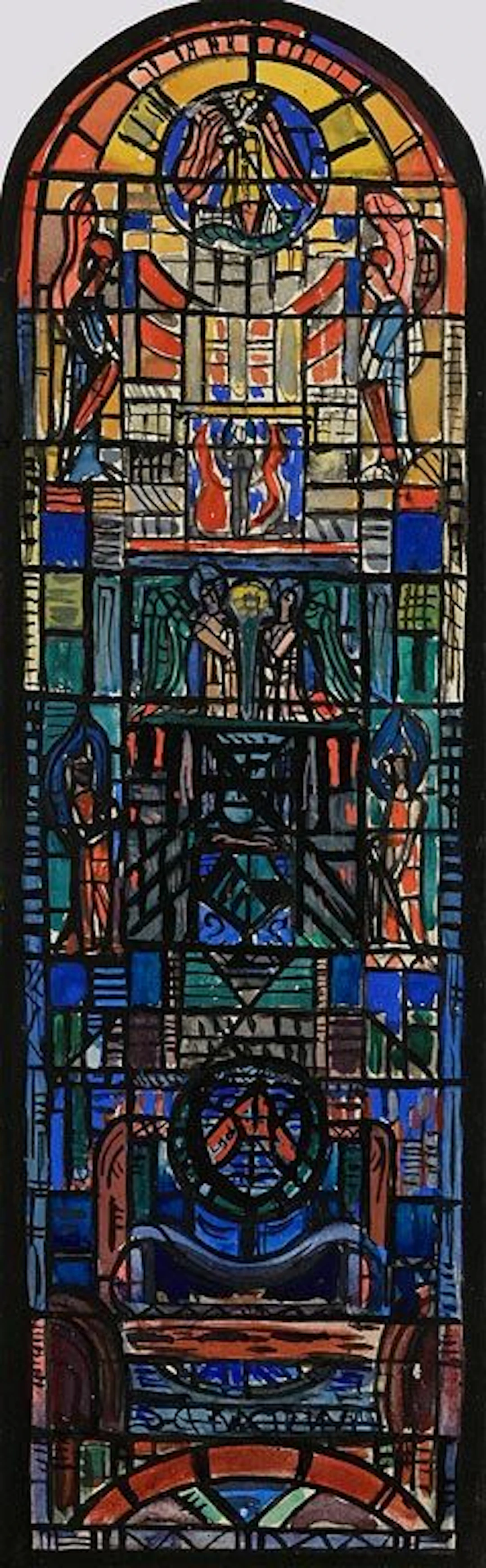 Evie Hone (1894-1955) Study for a Stained Glass Window