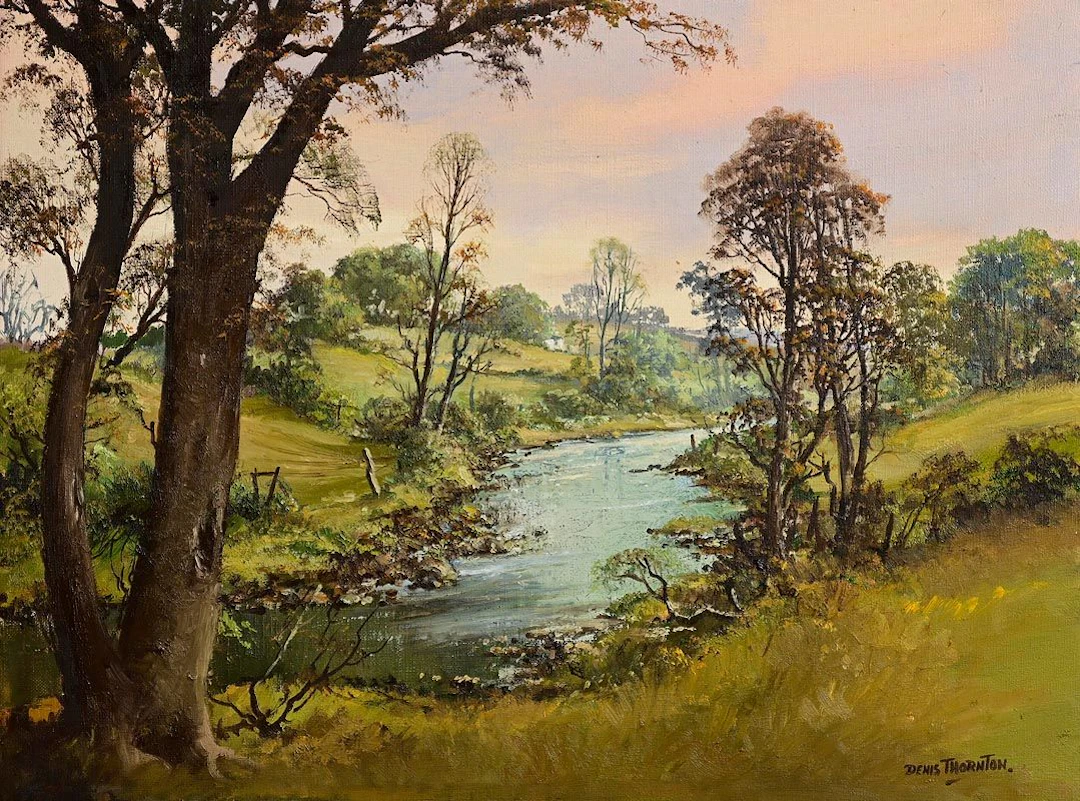 Denis Thornton (20th/21st Century) The Meandering Stream