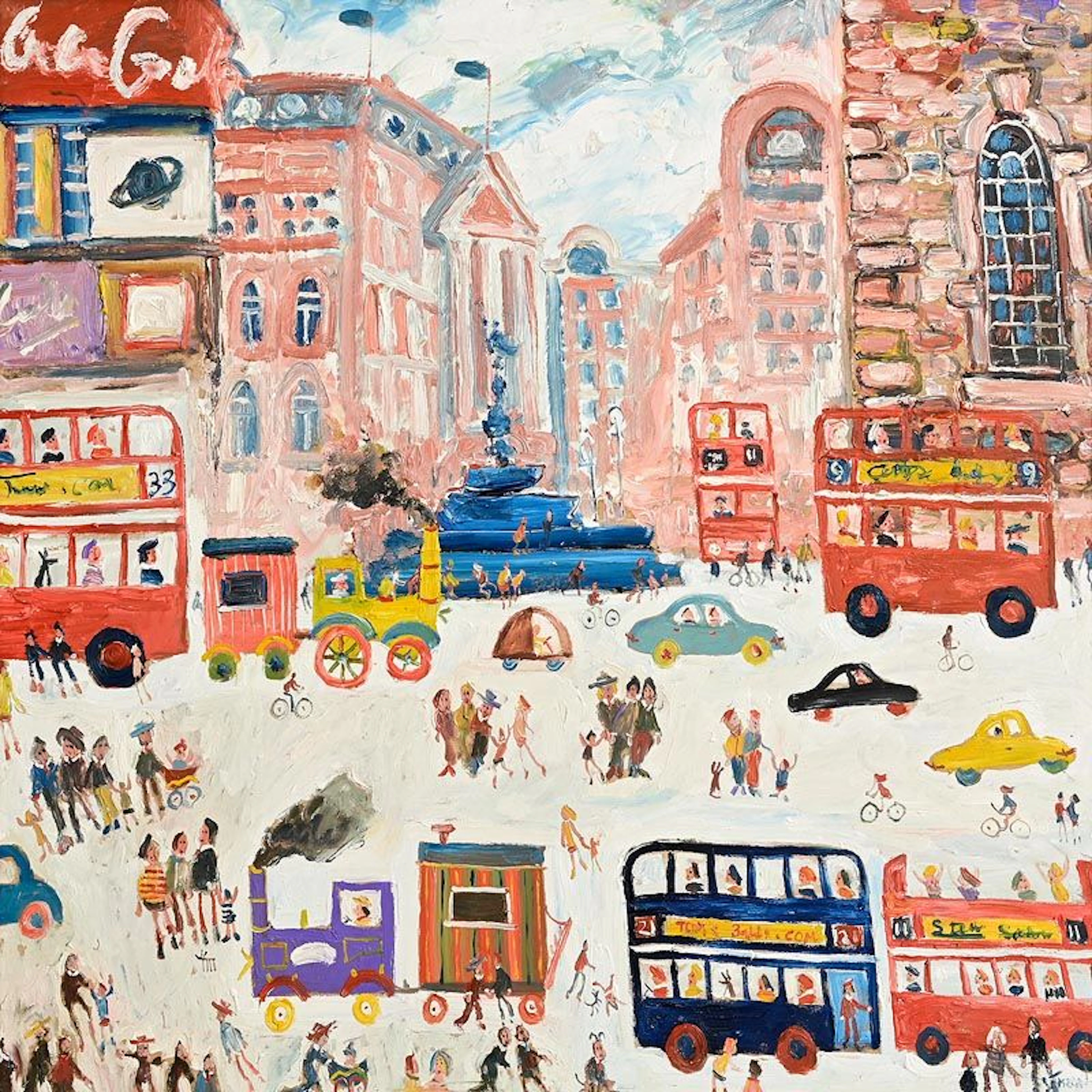 Simeon Stafford (b.1956) Piccadilly, London